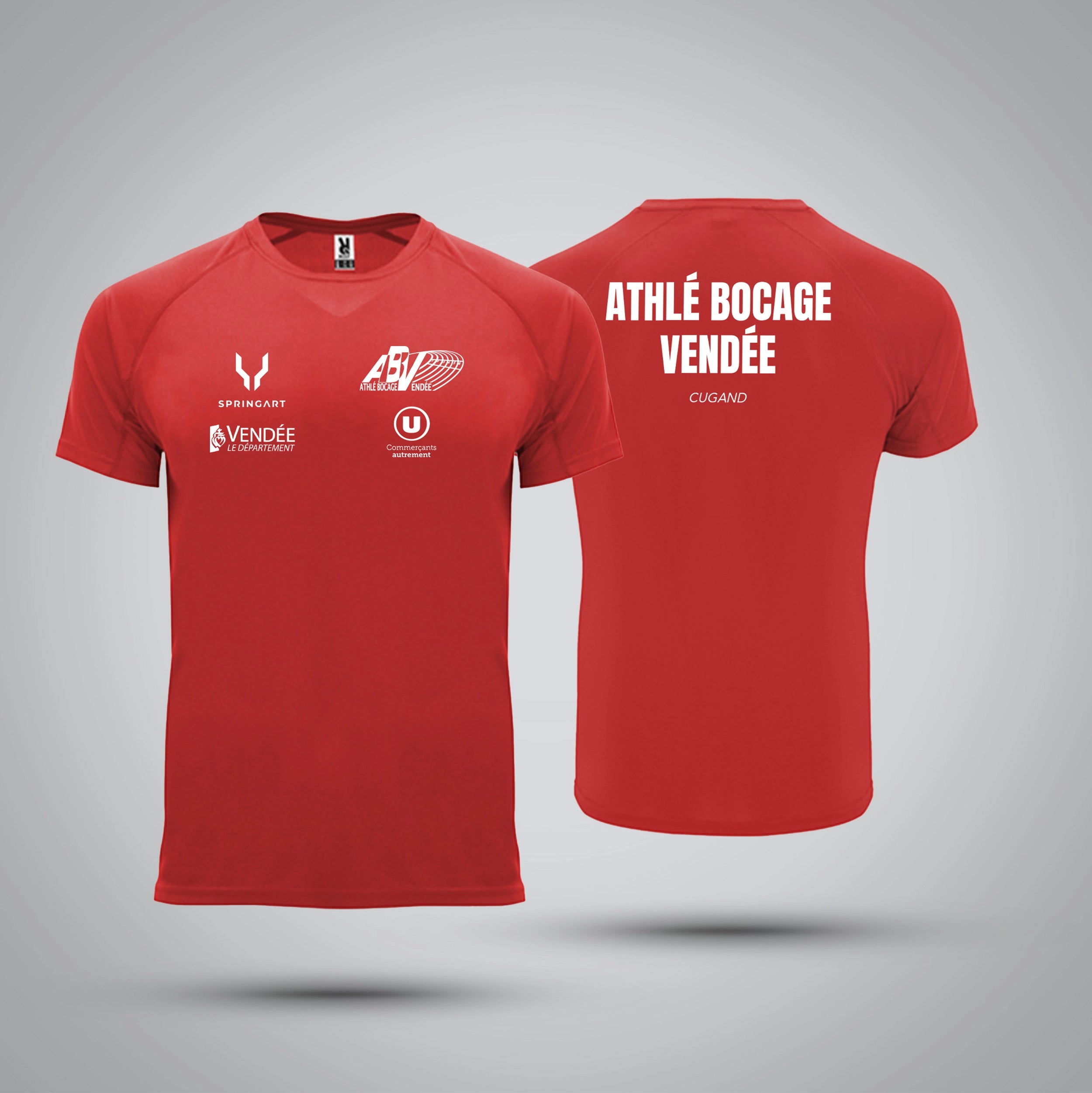T-shirt Entraînement Homme Athlé Bocage Vendée