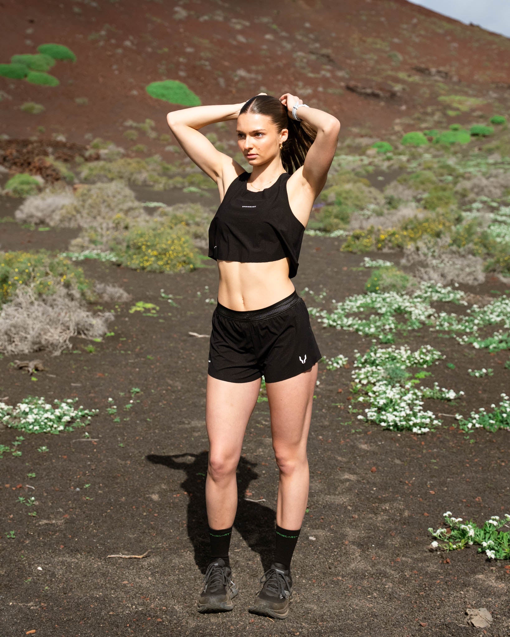 Crop top noir Altitude Air