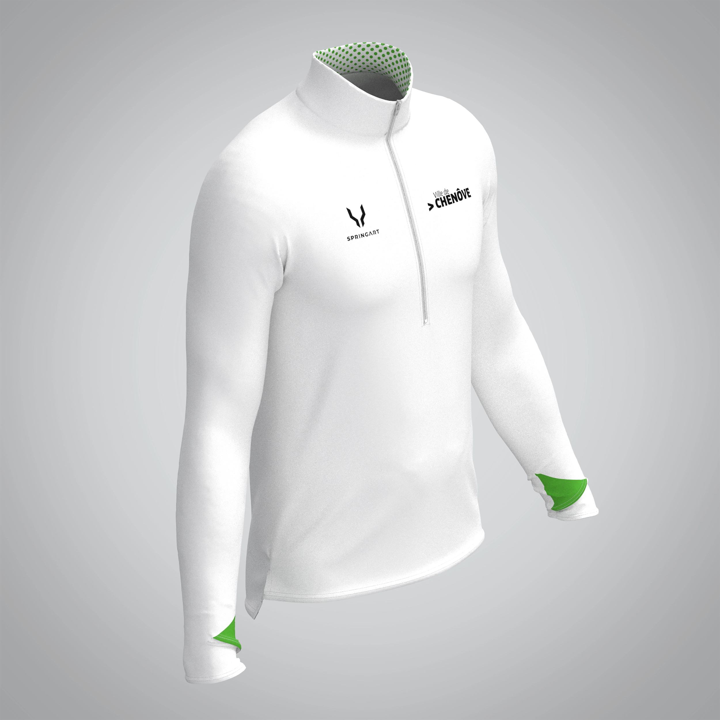 Quart Zip Homme Athletic club Chenove