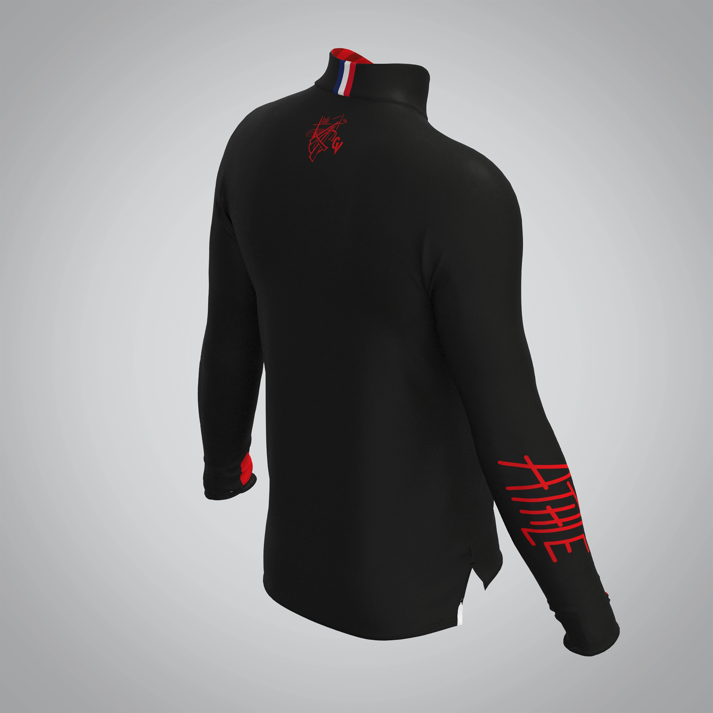 Quart Zip Homme AGCV Athlétisme