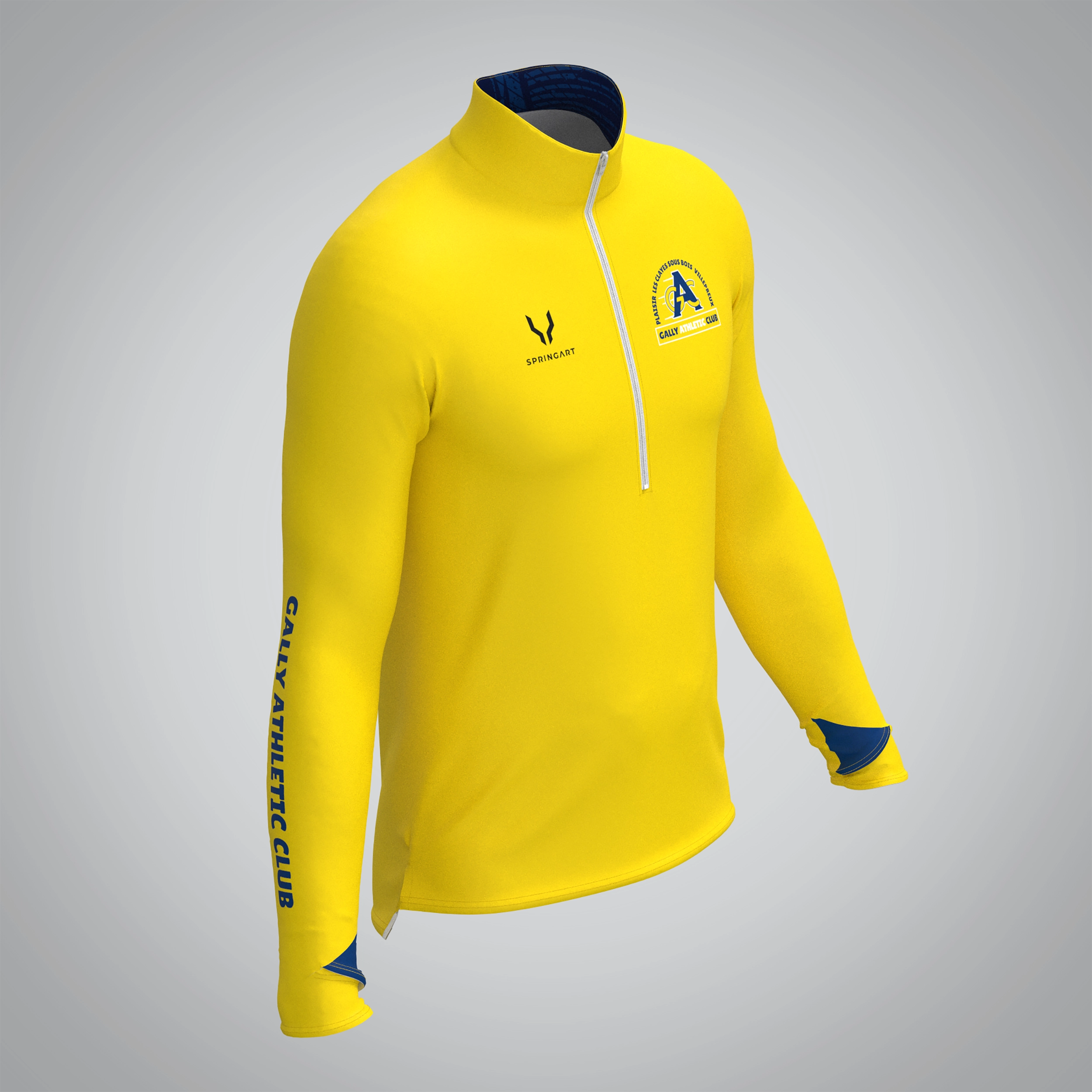 Quart Zip Homme Gally Athletic Club