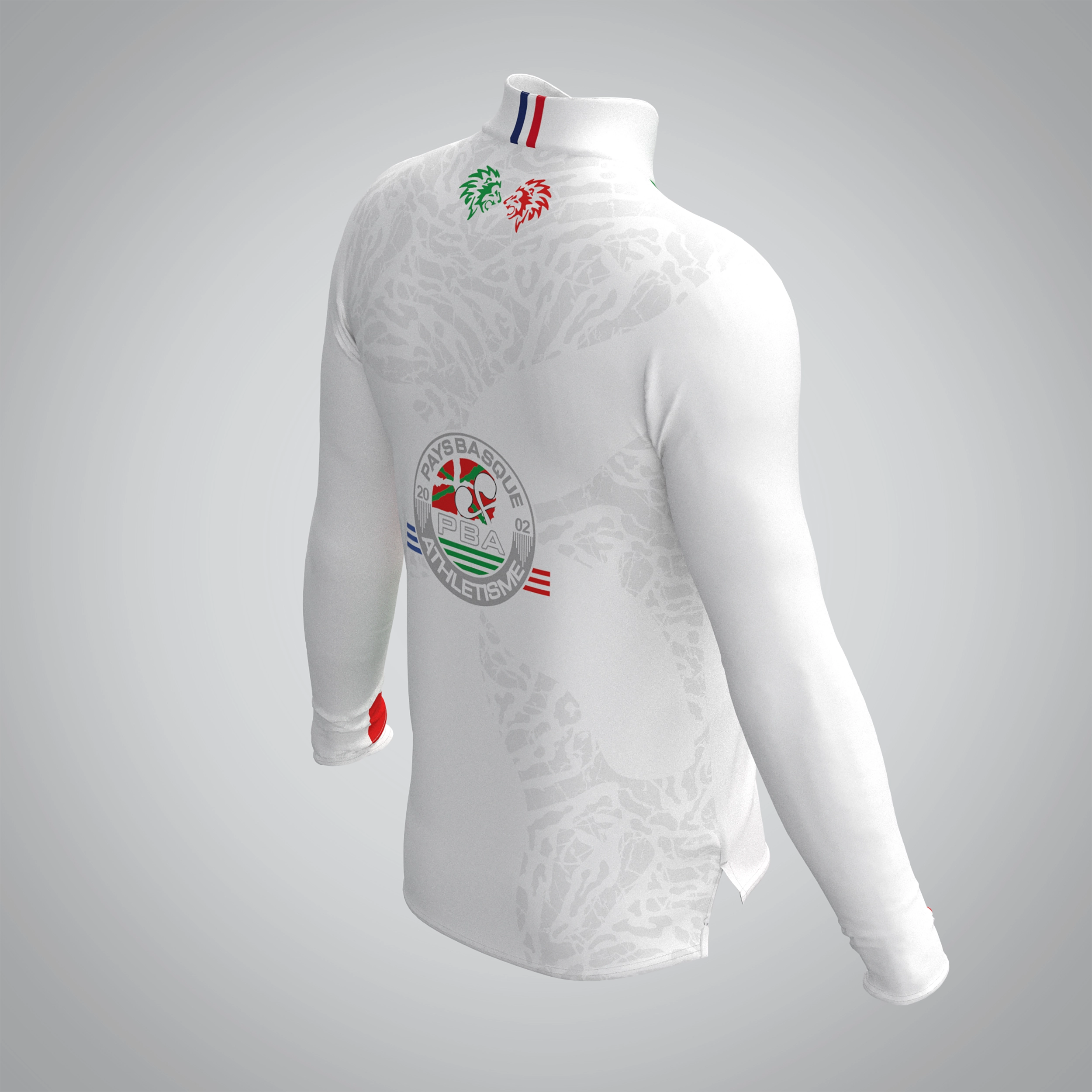 Quart Zip Homme Pays Basque athlétisme