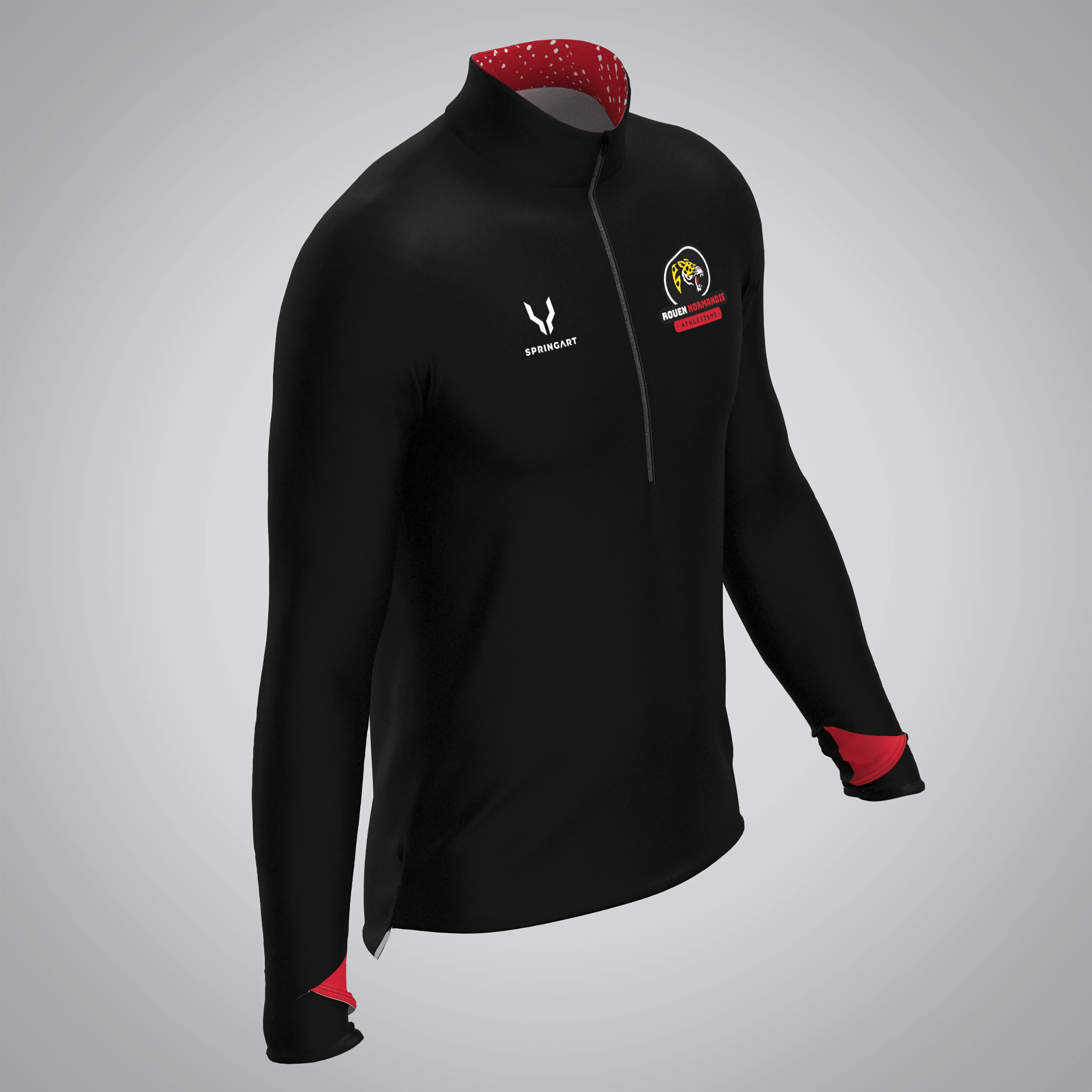 Quarter Zip Men Rouen Normandy Athletics