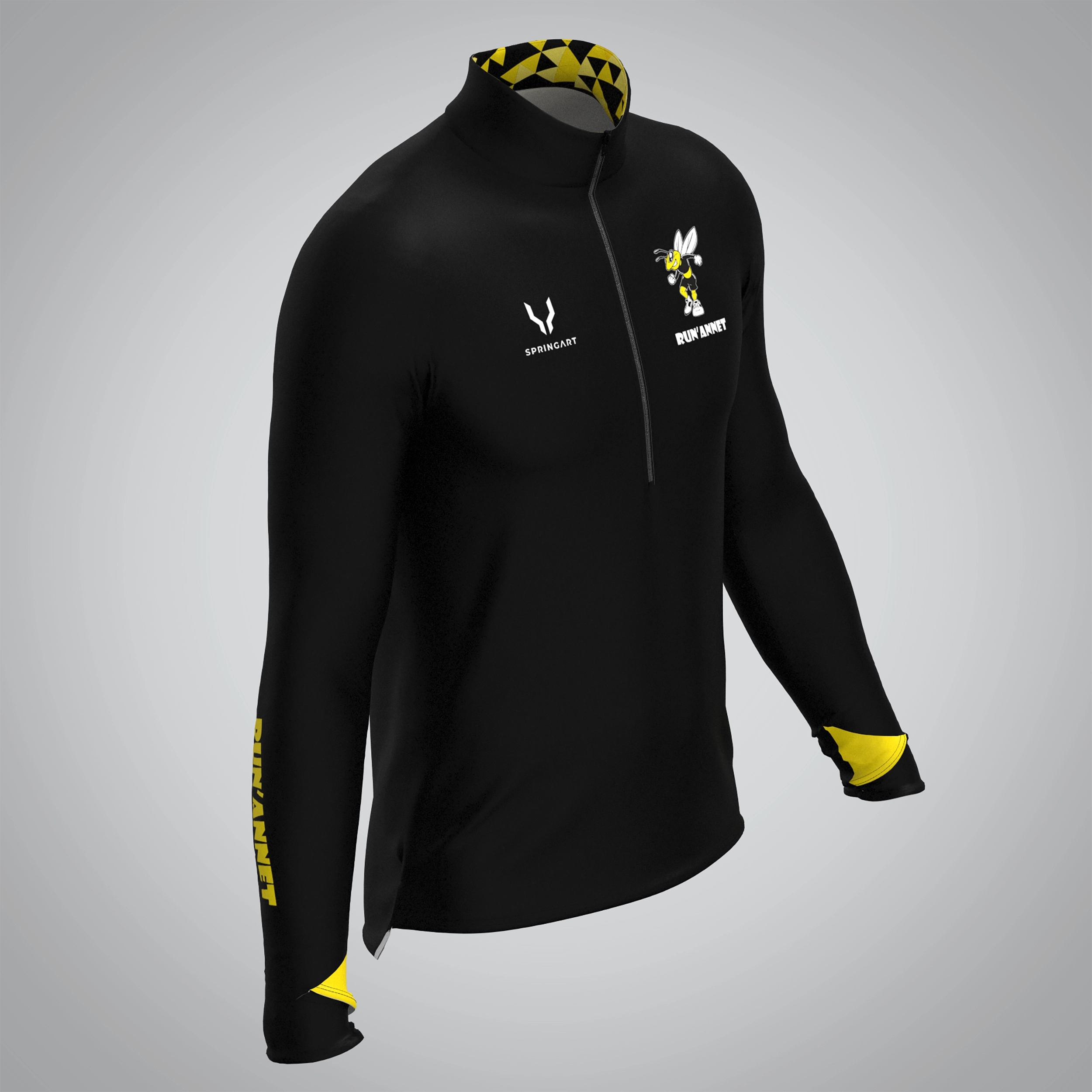 Run'Annet Men's Quarter Zip