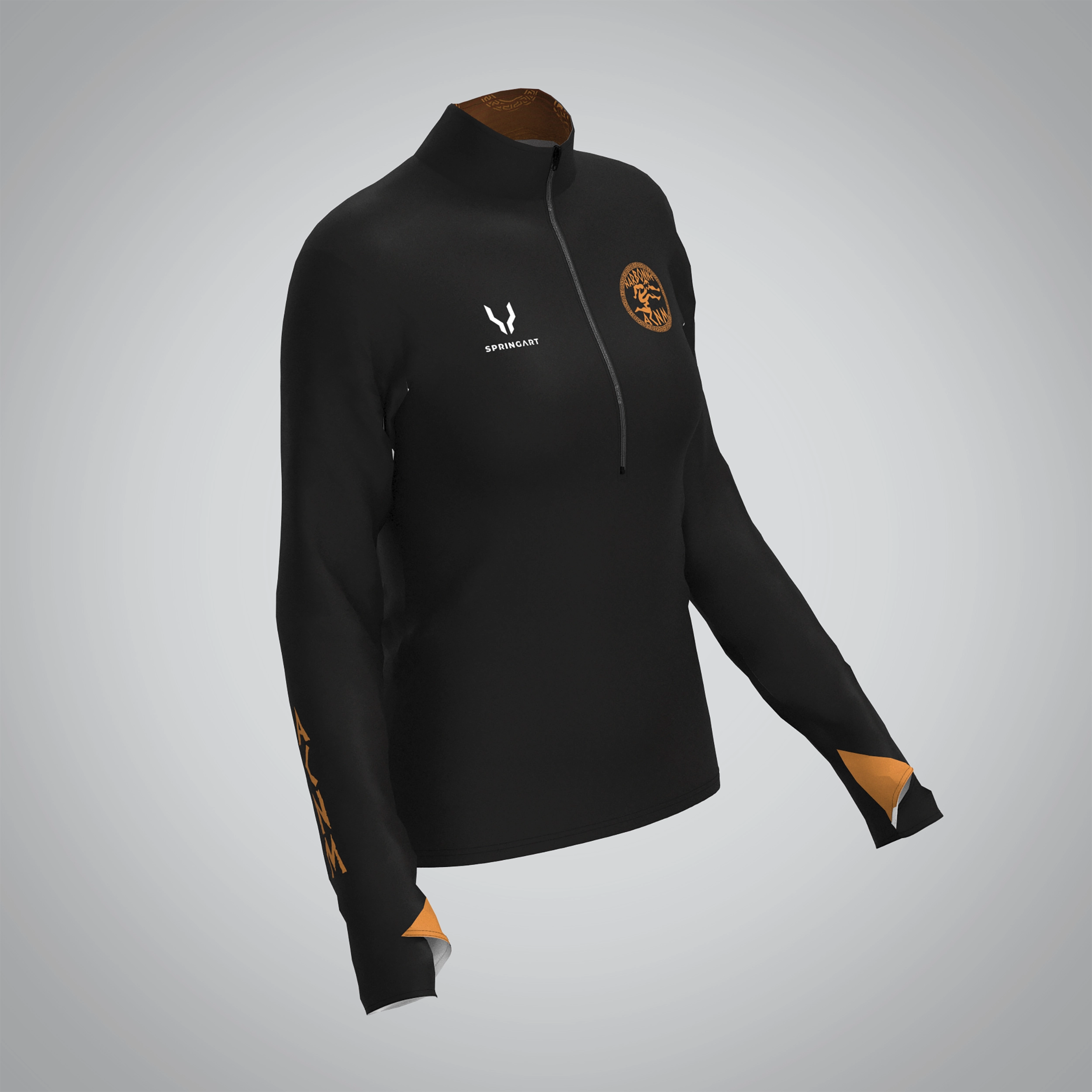 Quart Zip Femme AC Narbonne