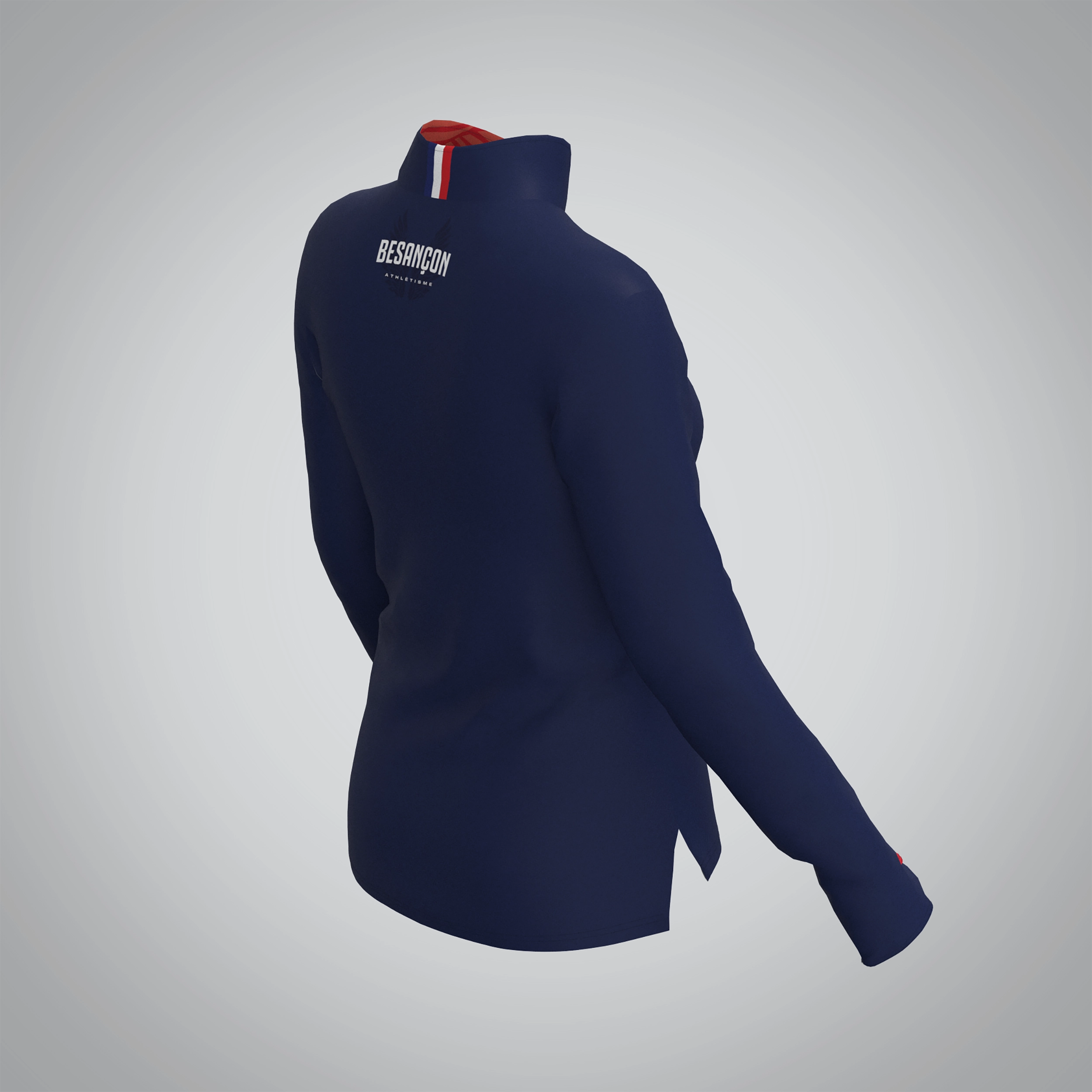 Quart Zip Femme ASPTT Besançon Athlétisme