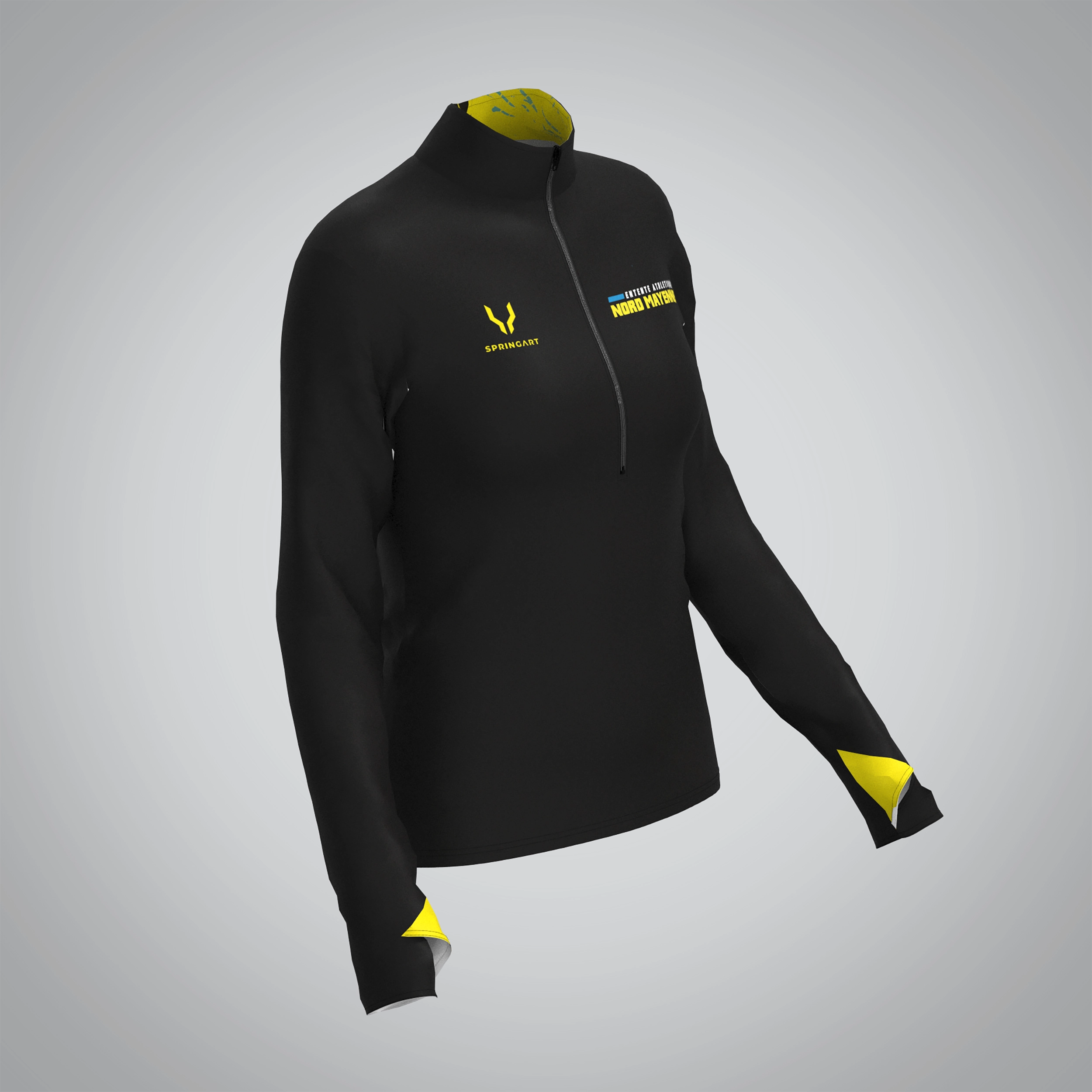 Quart Zip Femme EA Nord Mayenne