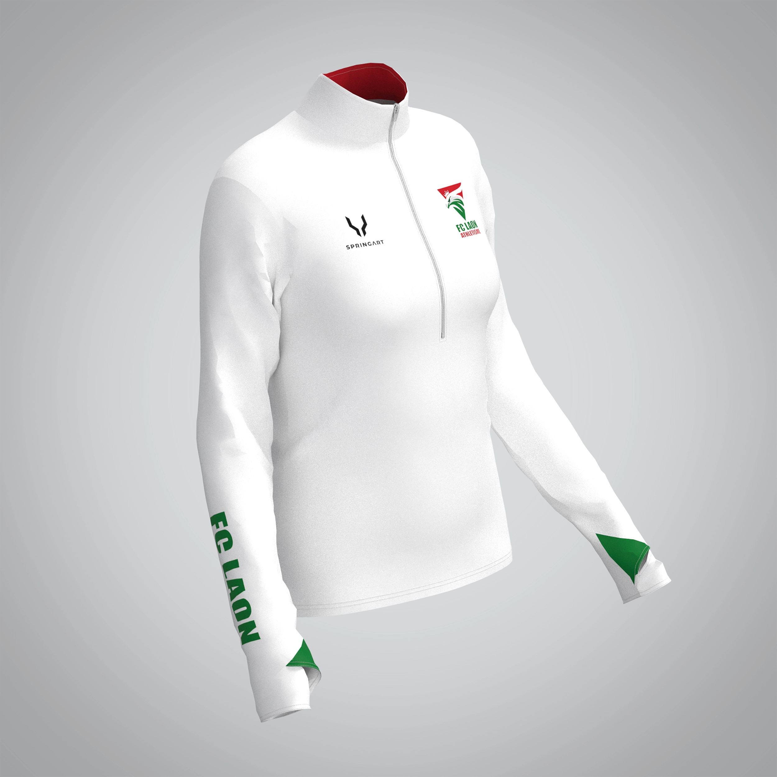 Quart Zip Femme FC Laon Athlétisme