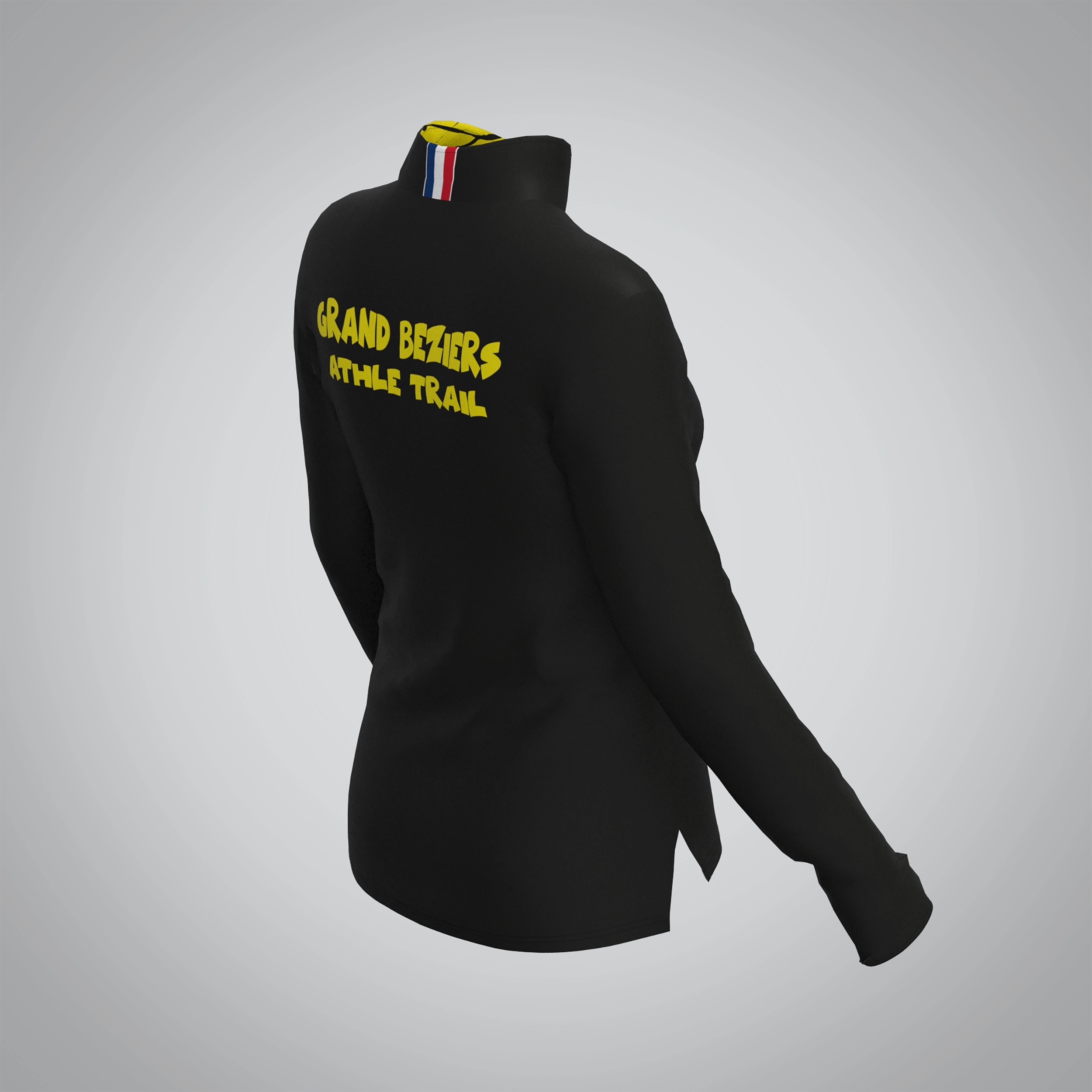 Quart Zip Femme Grand Bèziers Athlétisme