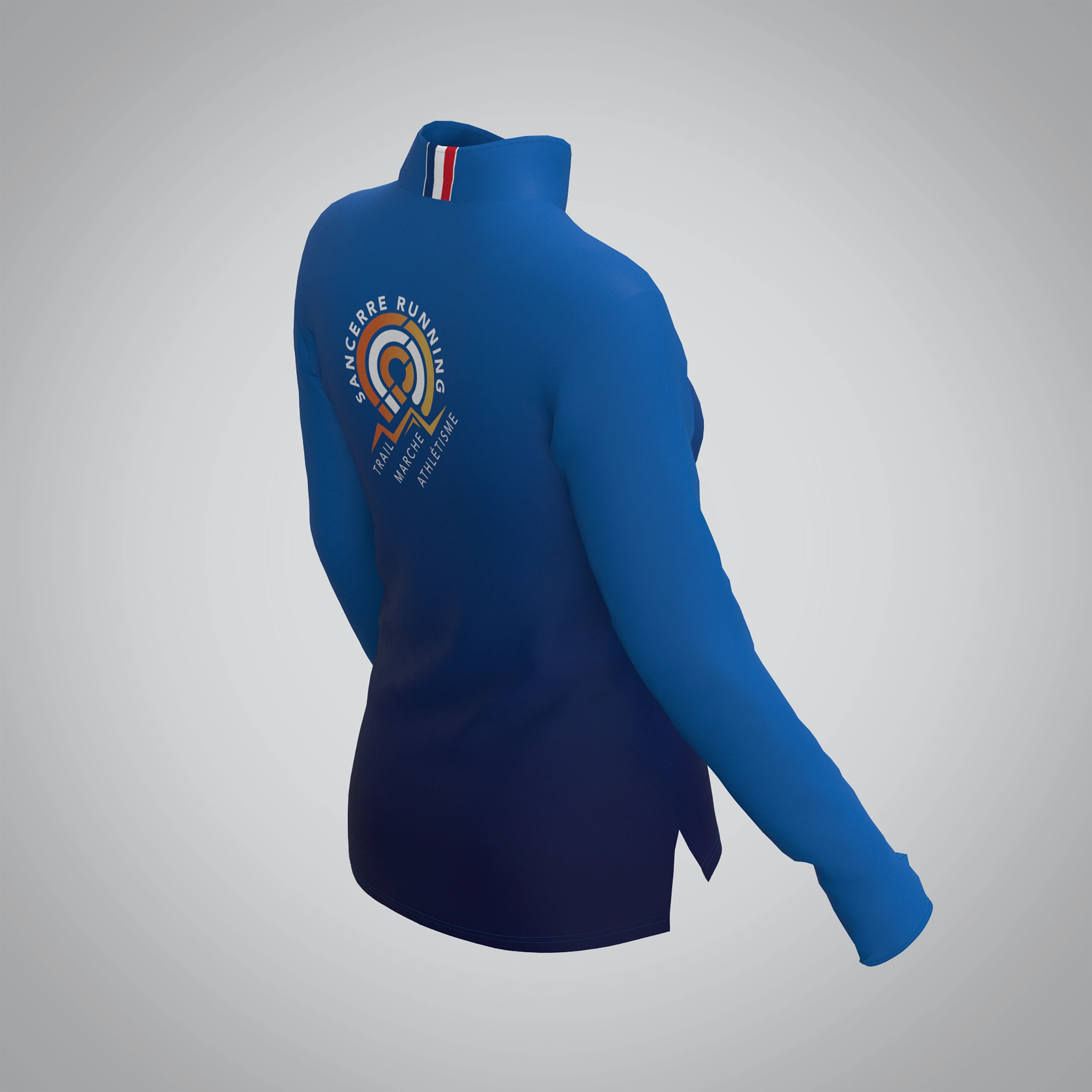 Quart Zip Femme Sancerre Running