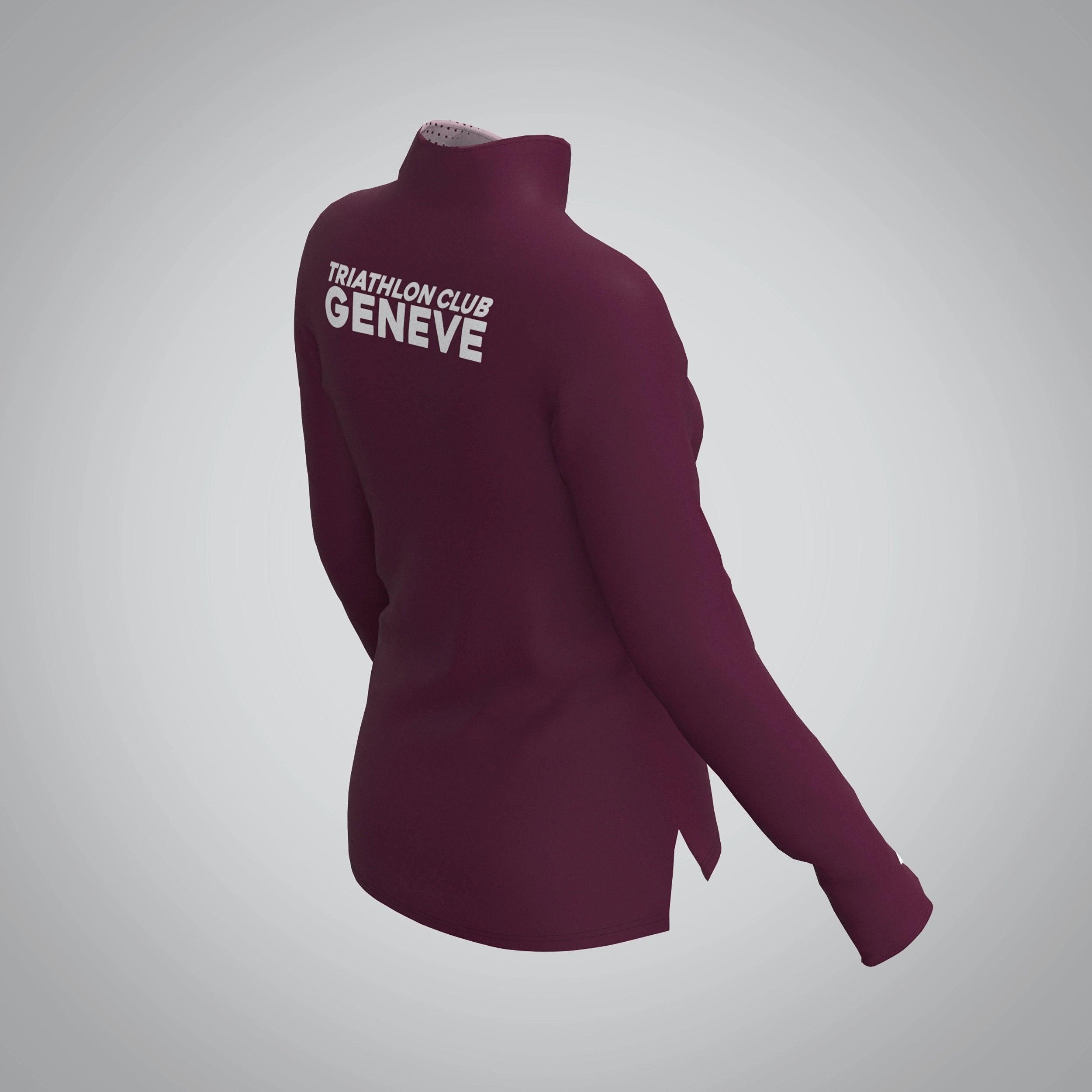 Quart Zip Femme Triathlon Club Genève