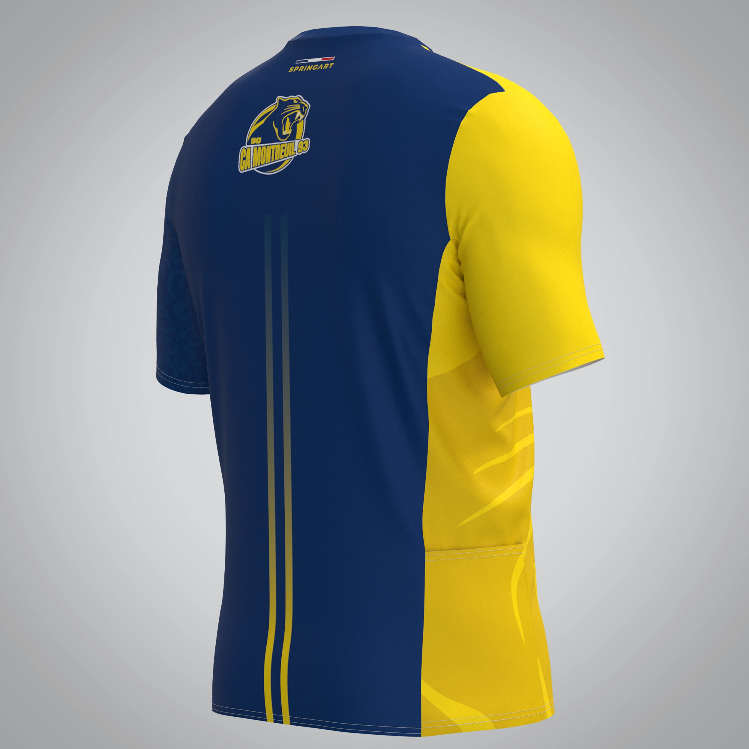 T-shirt Trail zip Homme V2.1 CA Montreuil 93