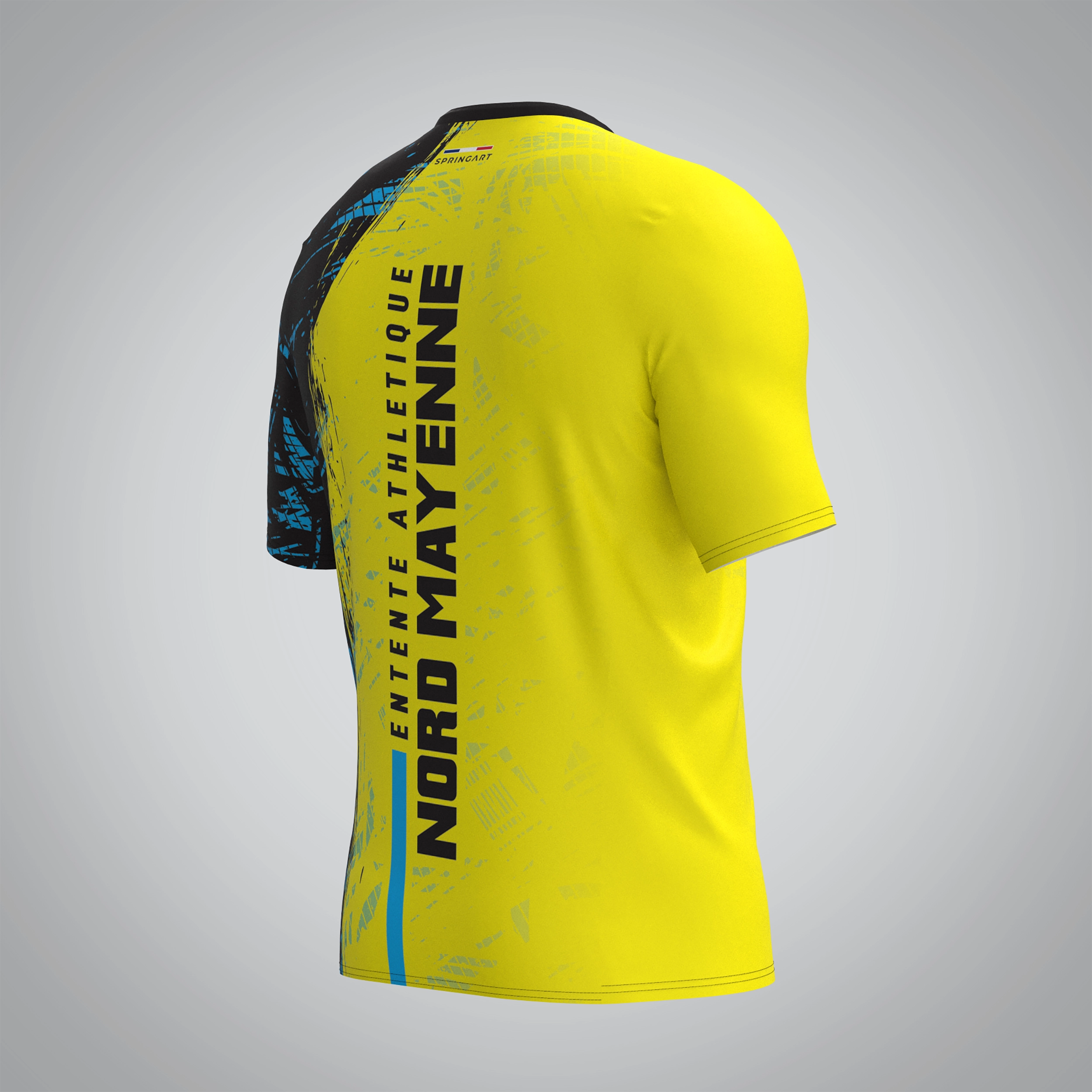 T-shirt Trail zip Homme V2.1 EA Nord Mayenne