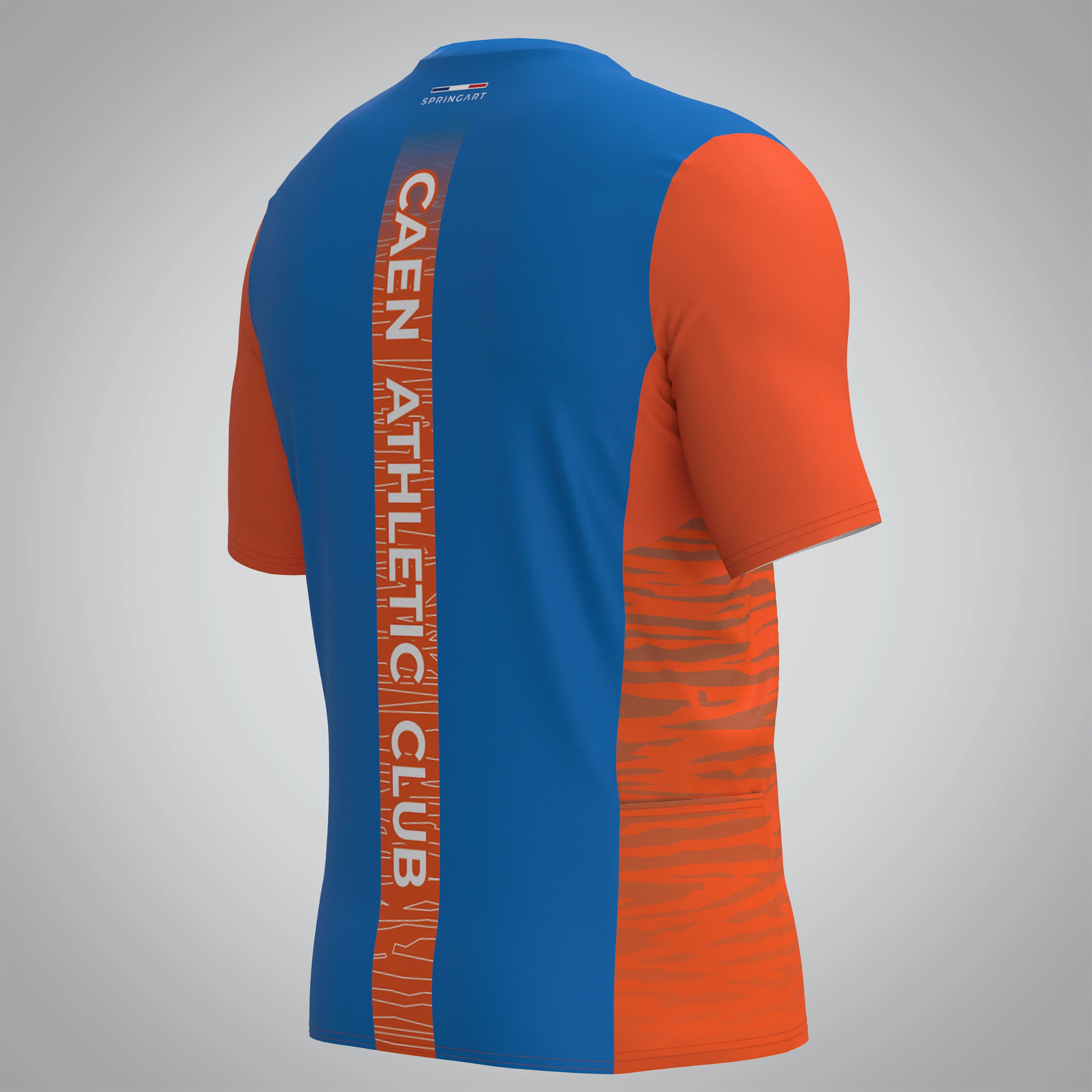 T-shirt Trail zip Homme V2.1 Caen Athlétic Club