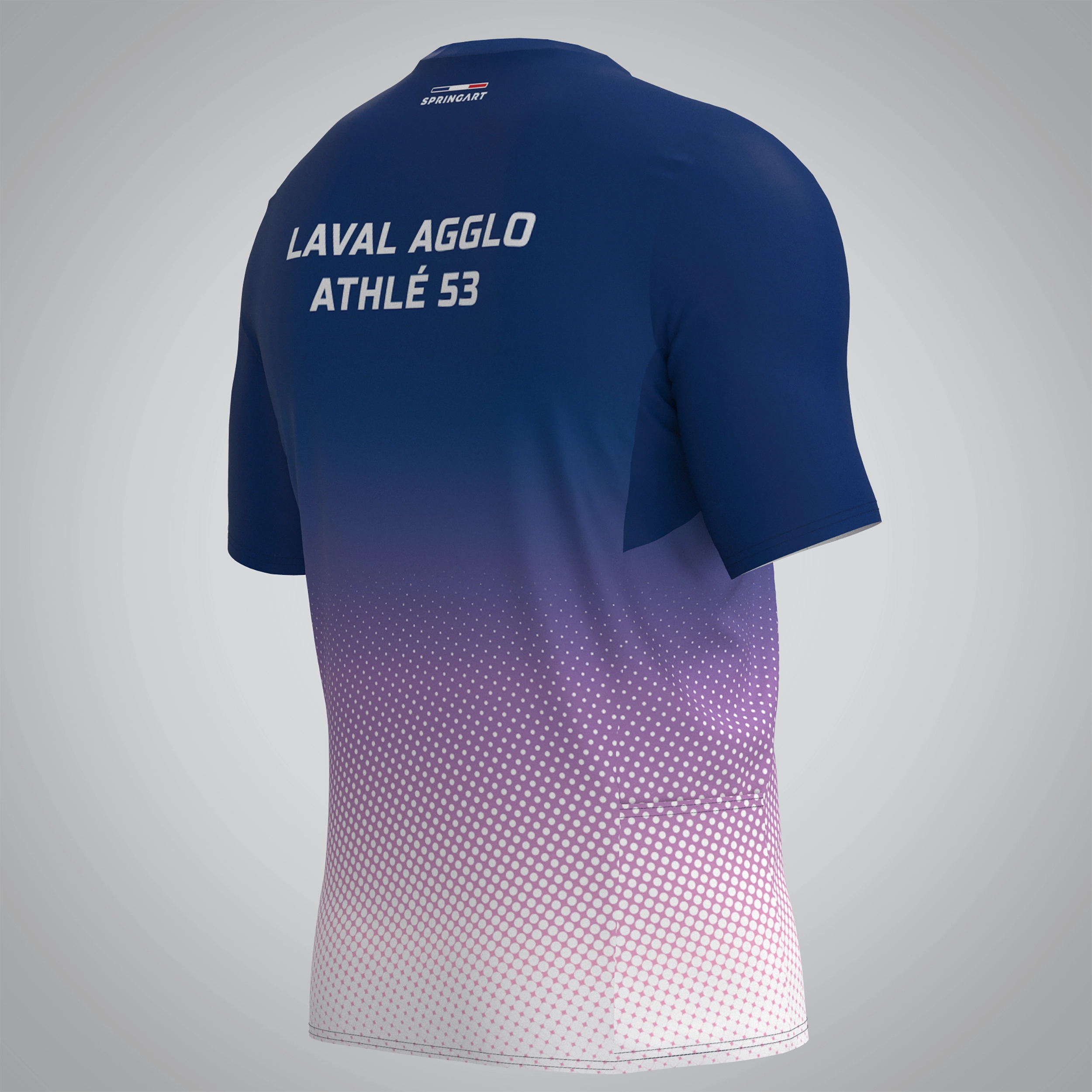 T-shirt Trail zip Homme V2.1 Laval agglo Athlétisme 53