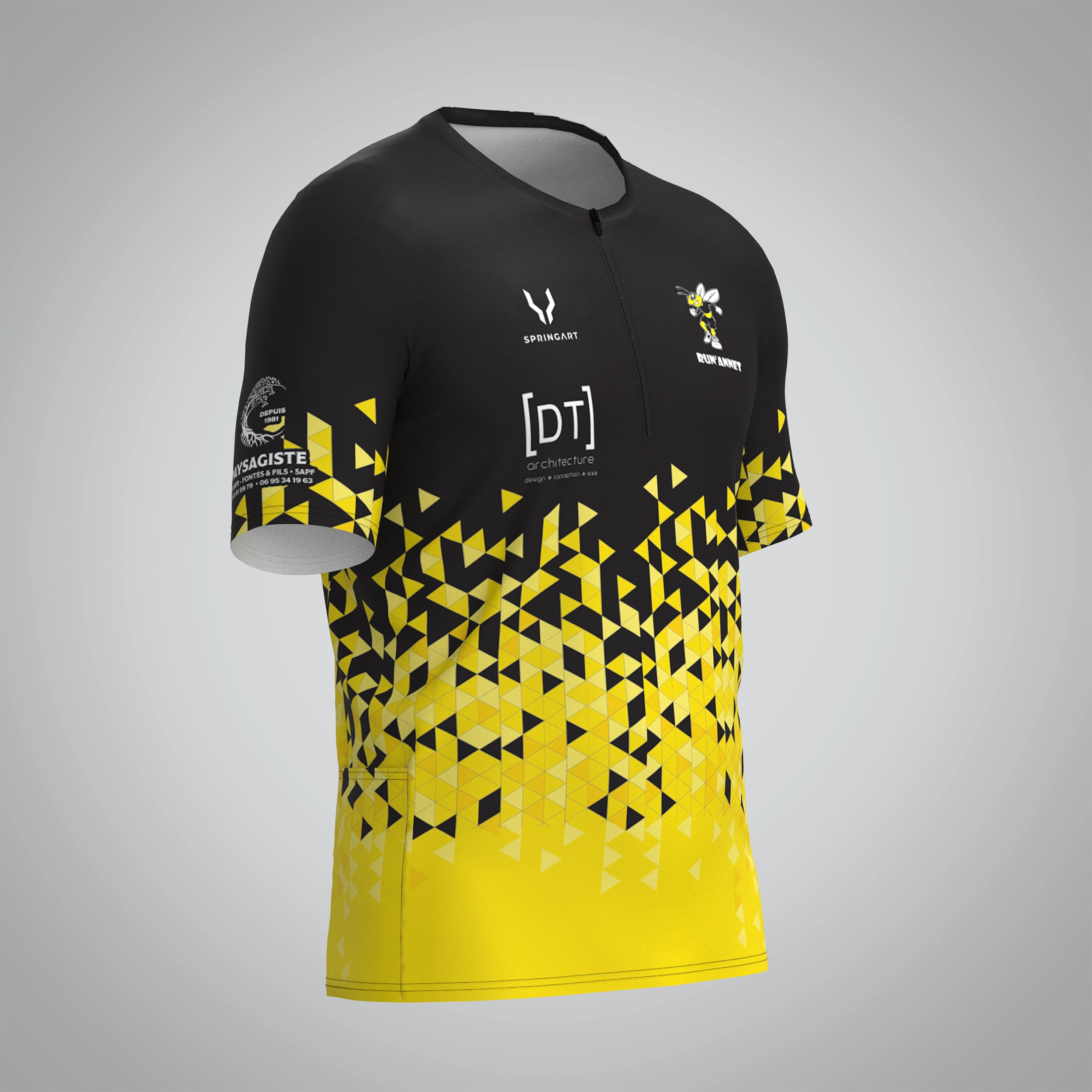 Men's Trail zip T-shirt V2.1 Run'Annet