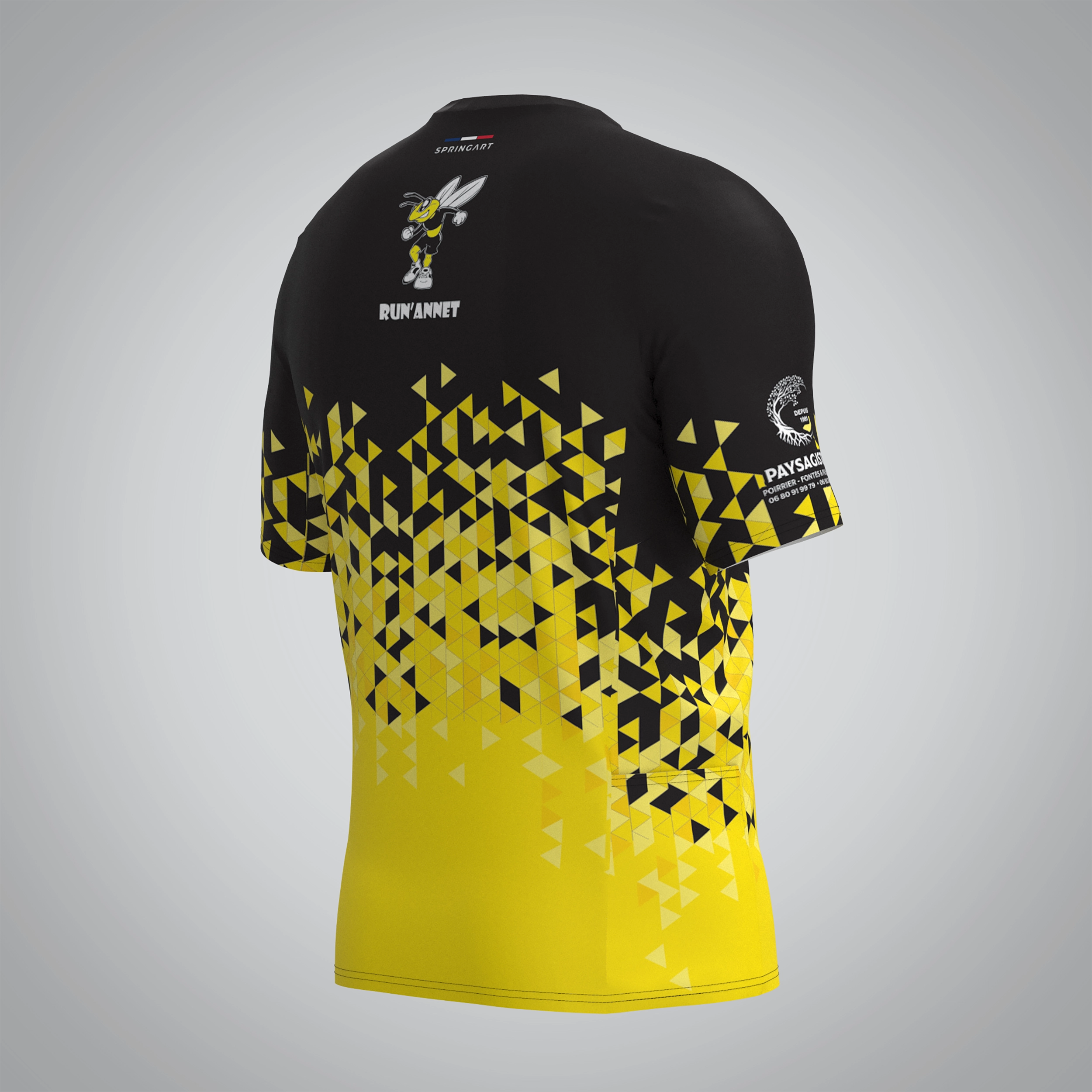 Men's Trail zip T-shirt V2.1 Run'Annet