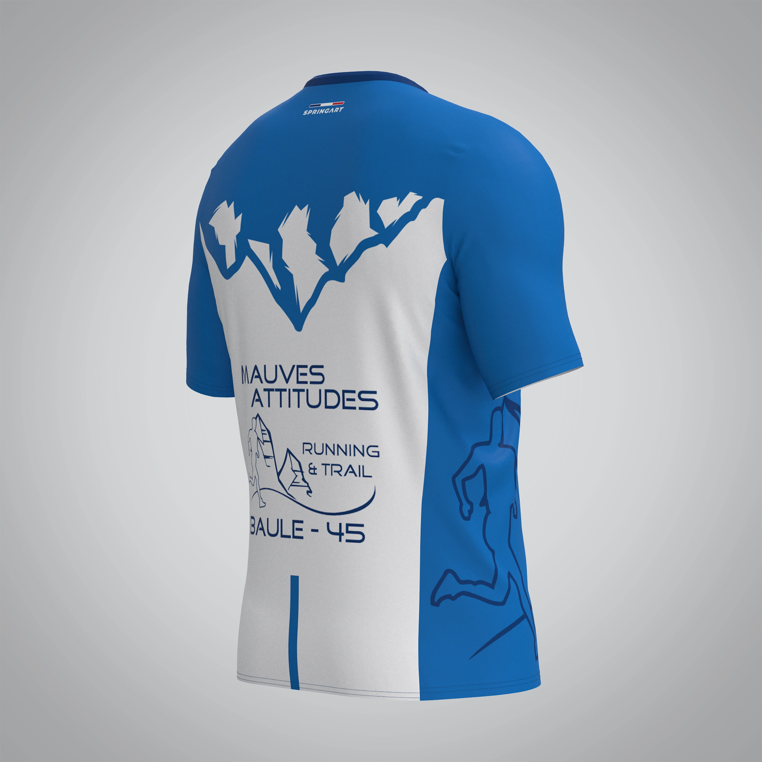 T-shirt Trail Homme V2.1 Mauves Attitudes