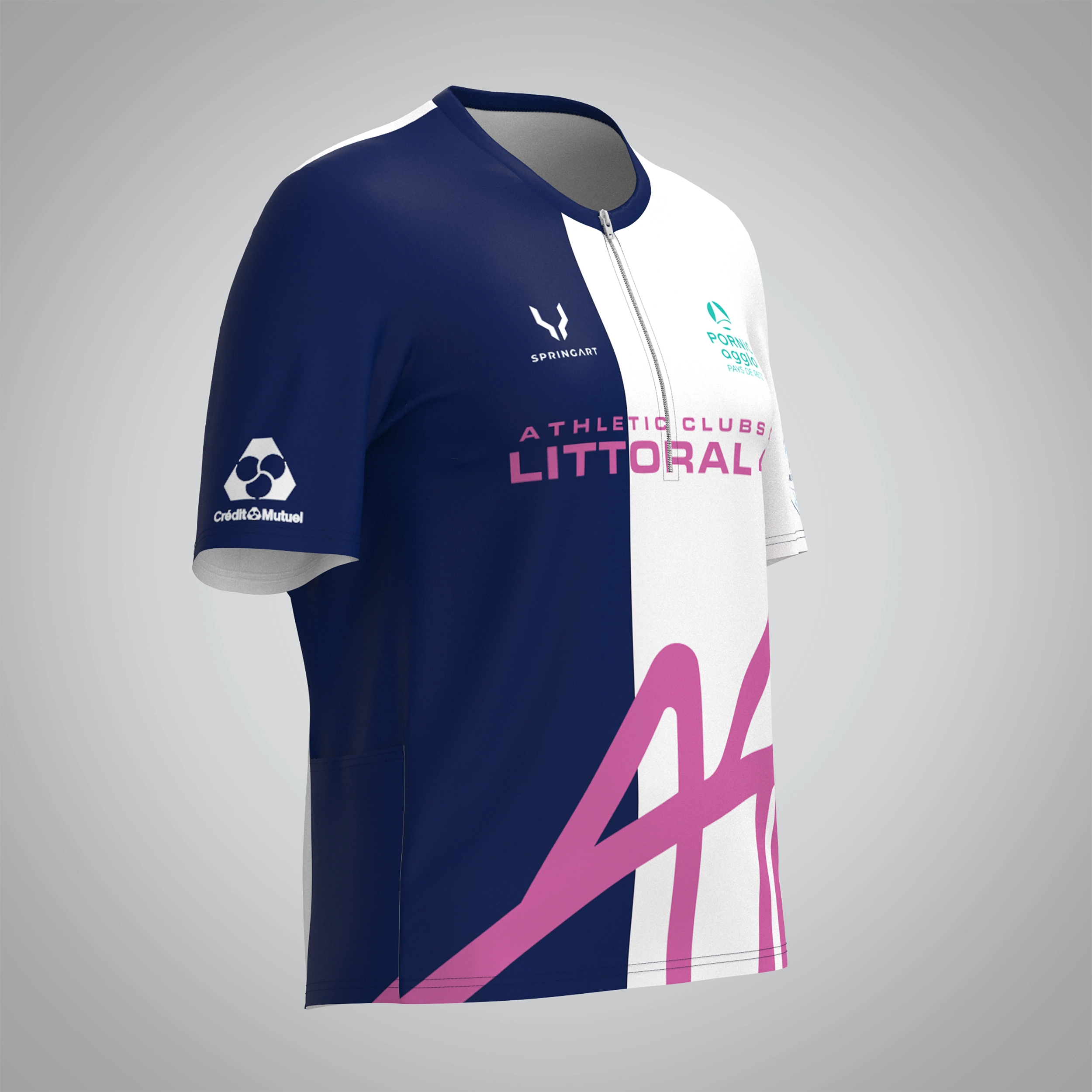 T-shirt Trail zip Femme V2.1 ACL 44