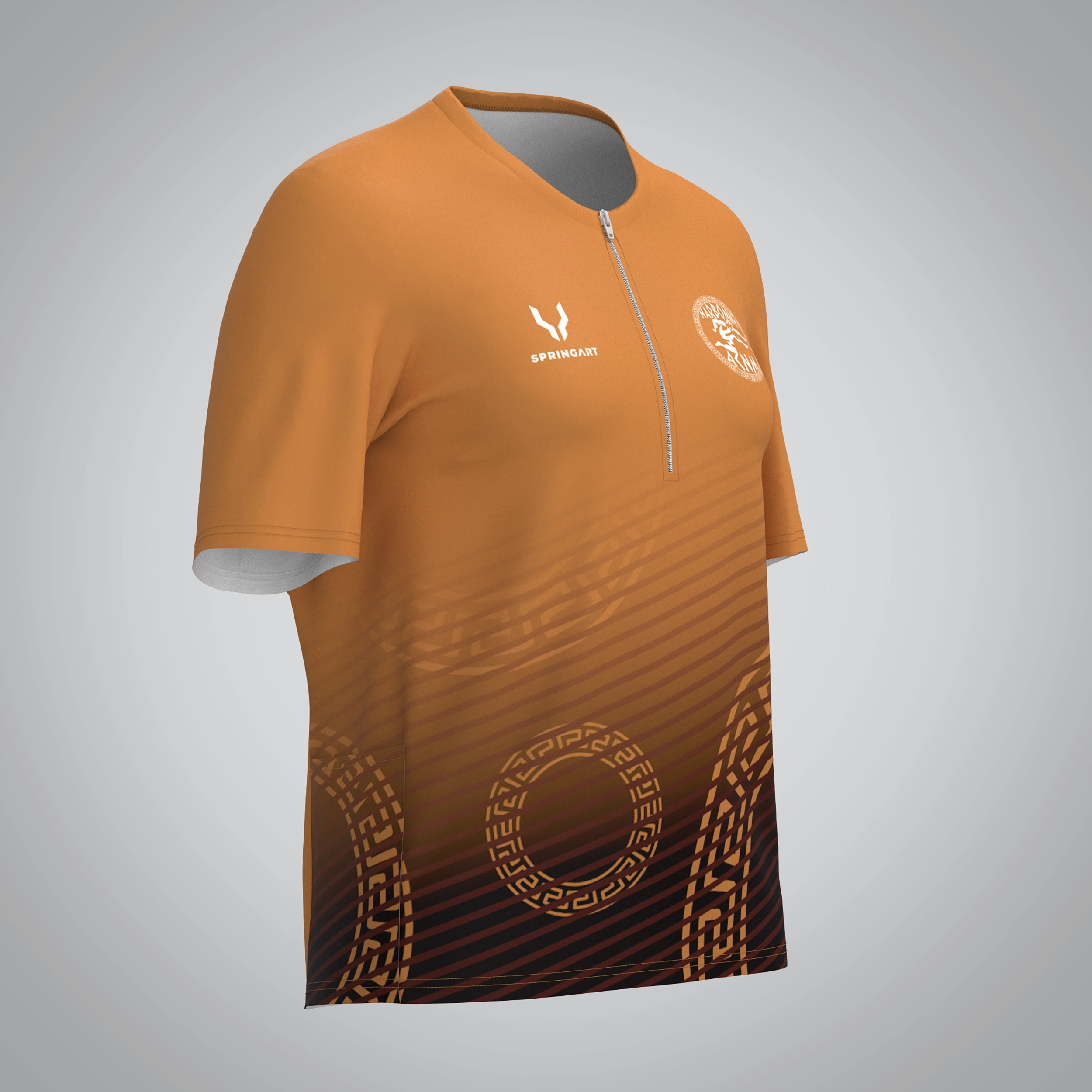 T-shirt Trail zip Femme V2.1 AC Narbonne