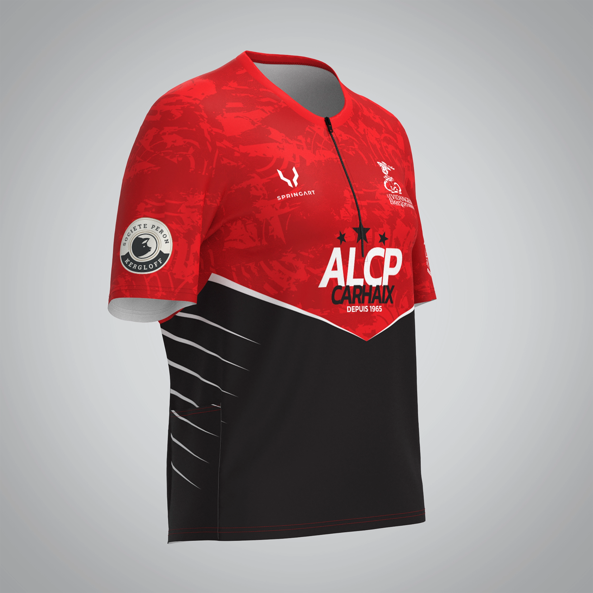 Women's Trail Zip T-shirt V2.1 ALCP Carhaix