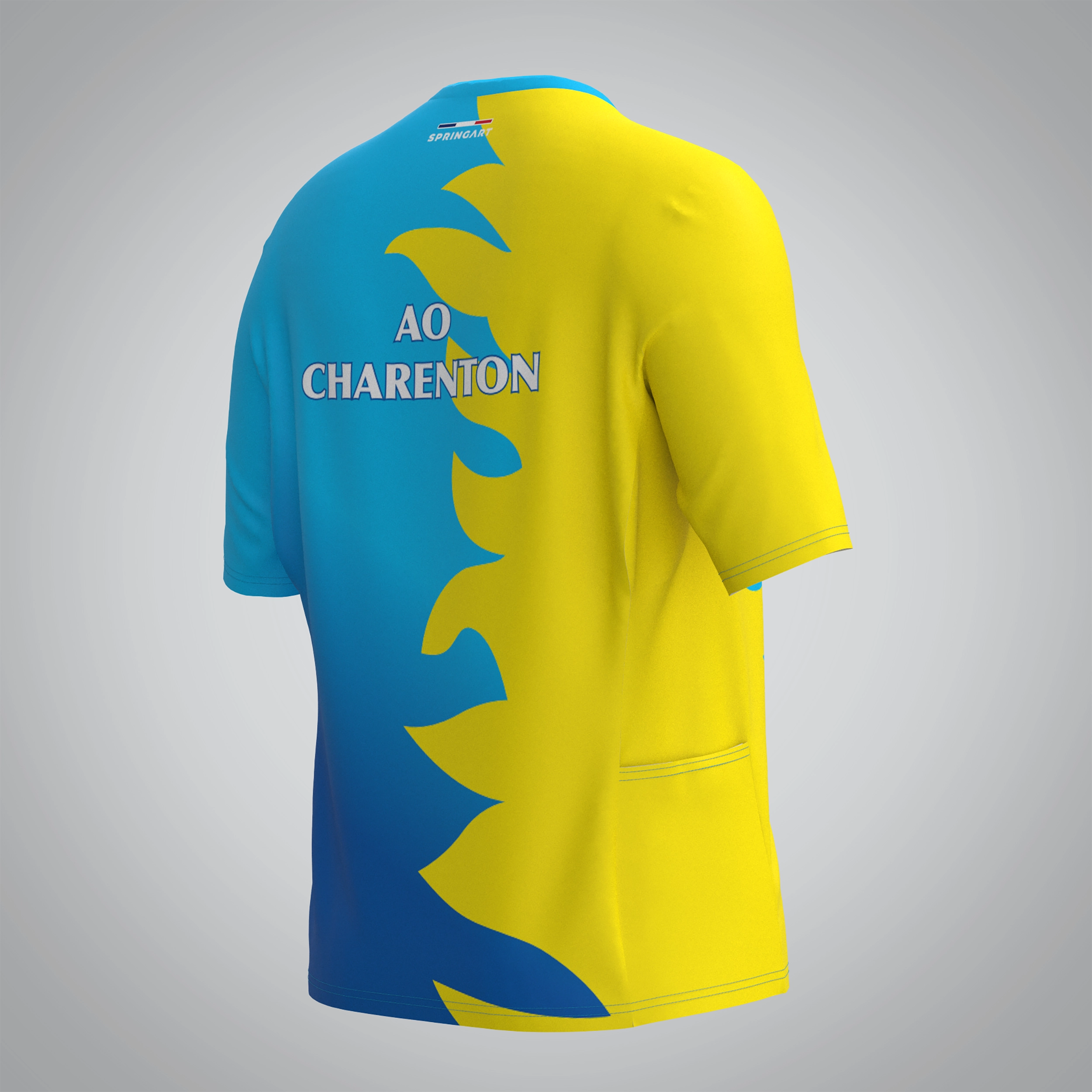T-shirt Trail zip Femme V2.1 AO Charenton