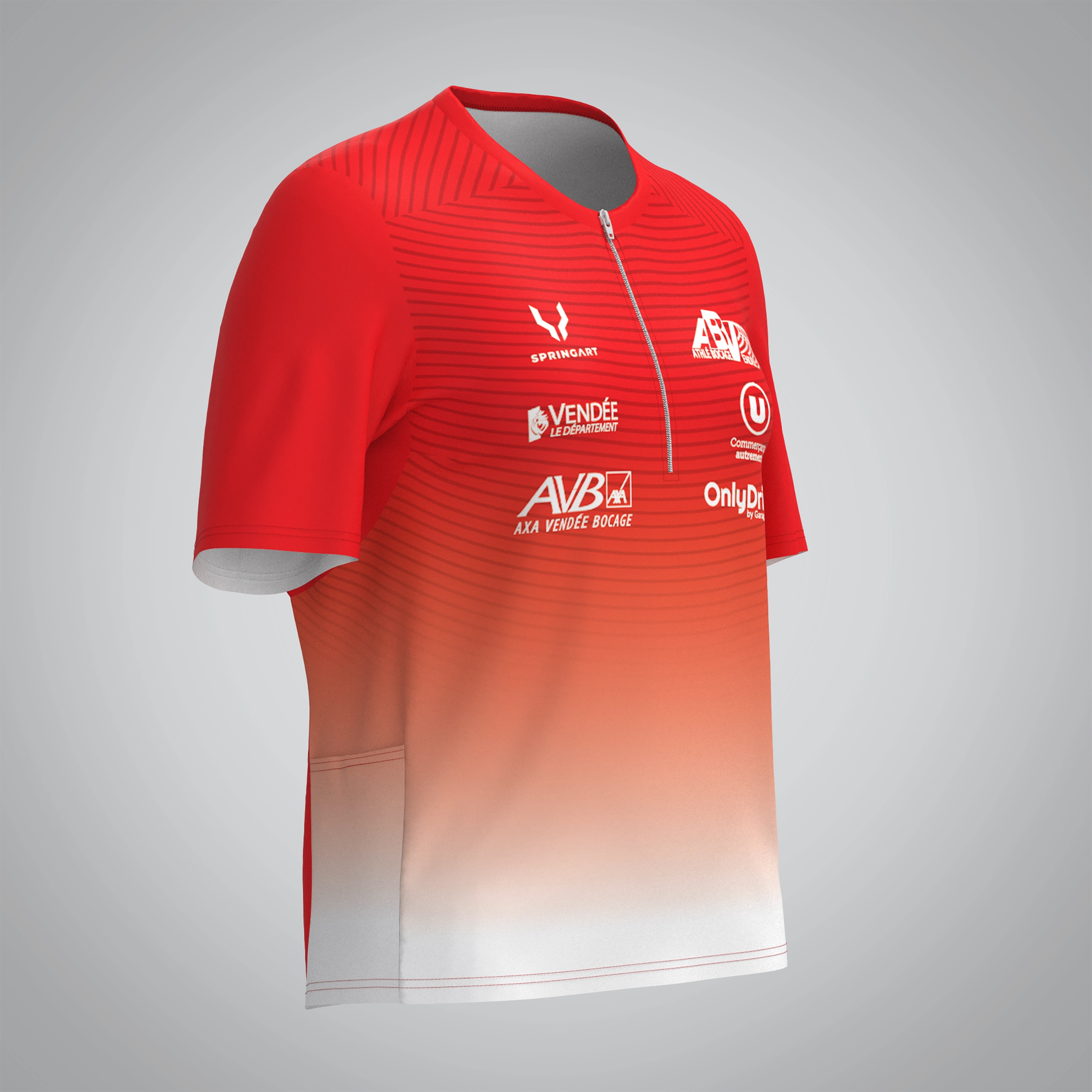 Women's Trail Zip T-shirt V2.1 Athlé Bocage Vendée