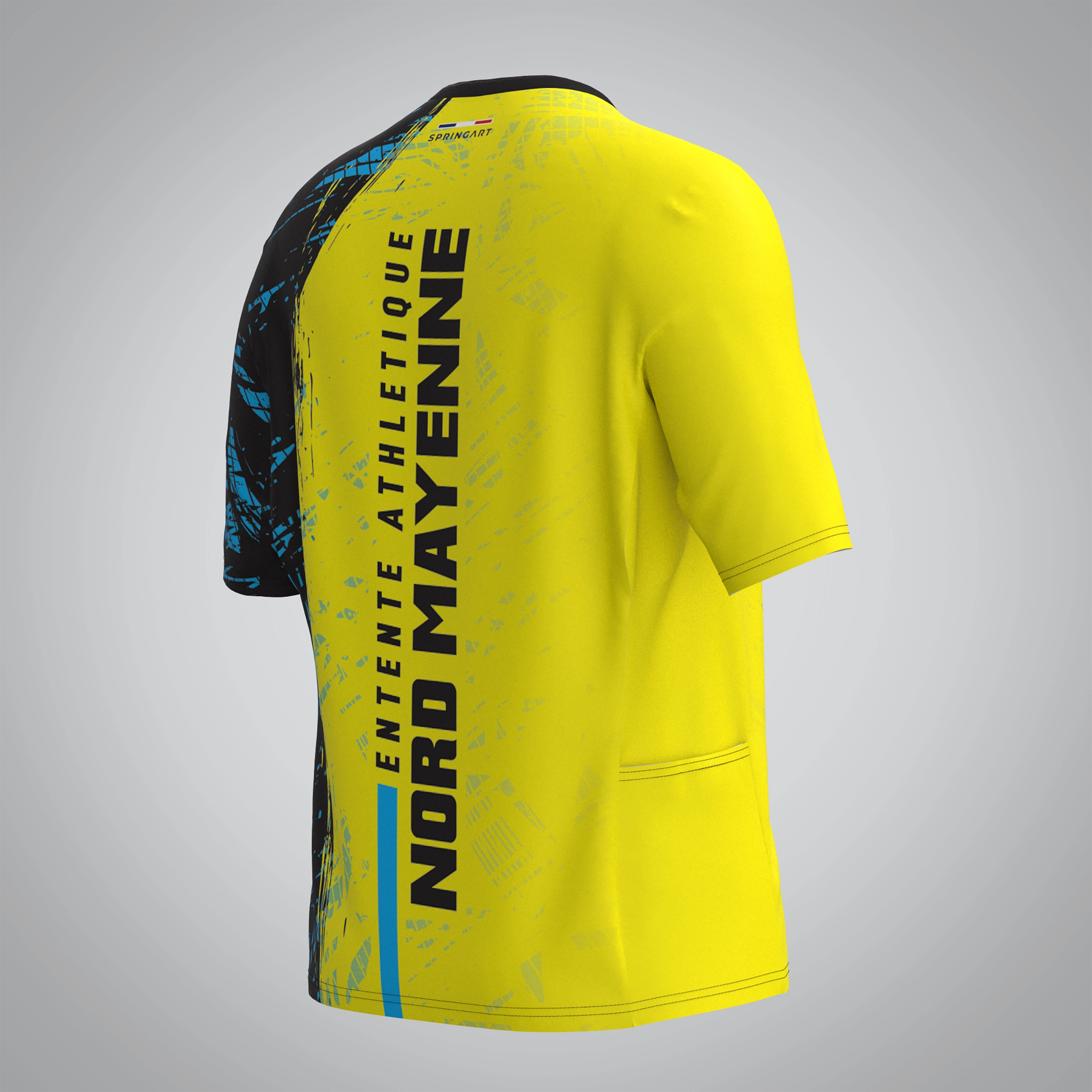 T-shirt Trail zip Femme V2.1 EA Nord Mayenne