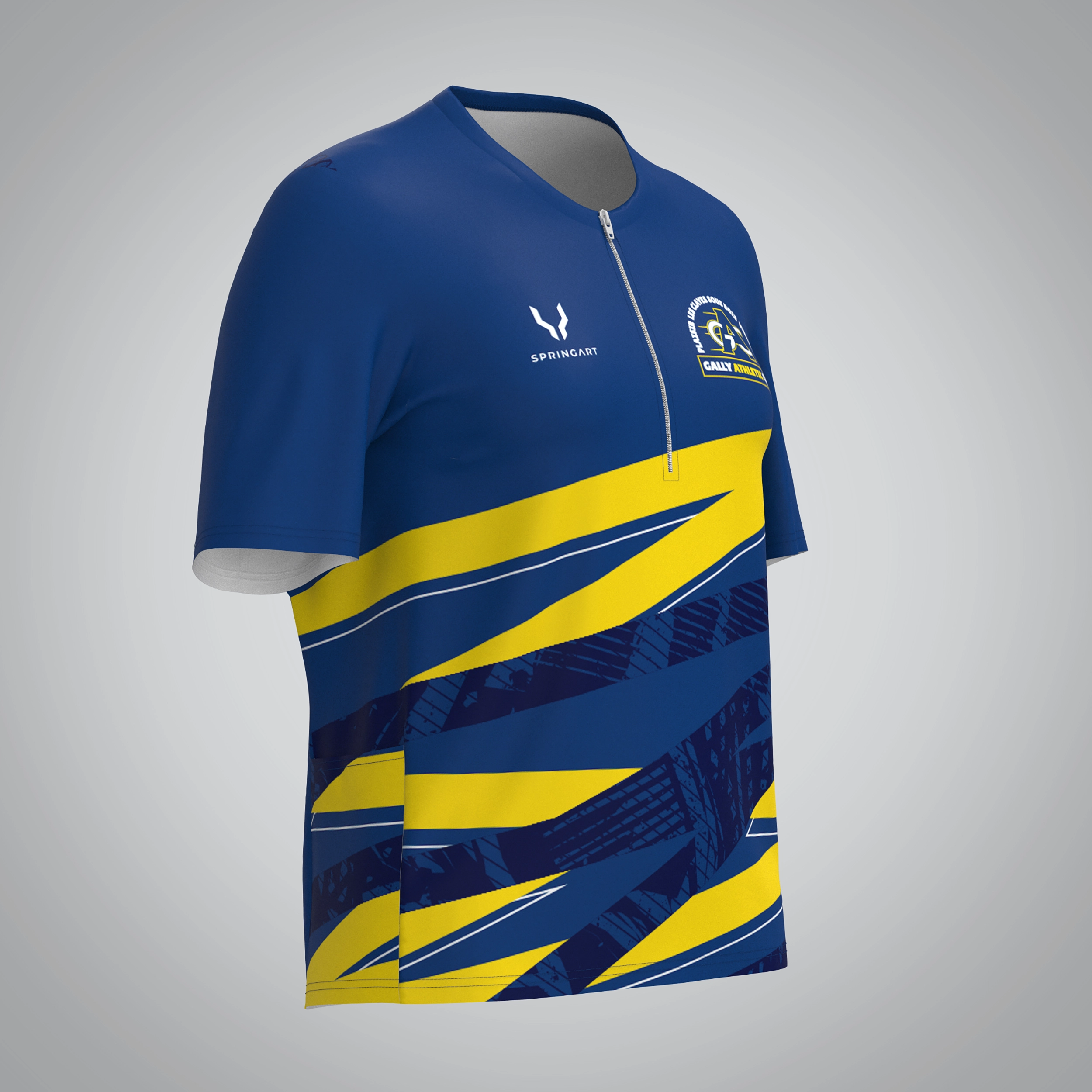 T-shirt Trail zip Femme V2.1 Gally Athletic Club