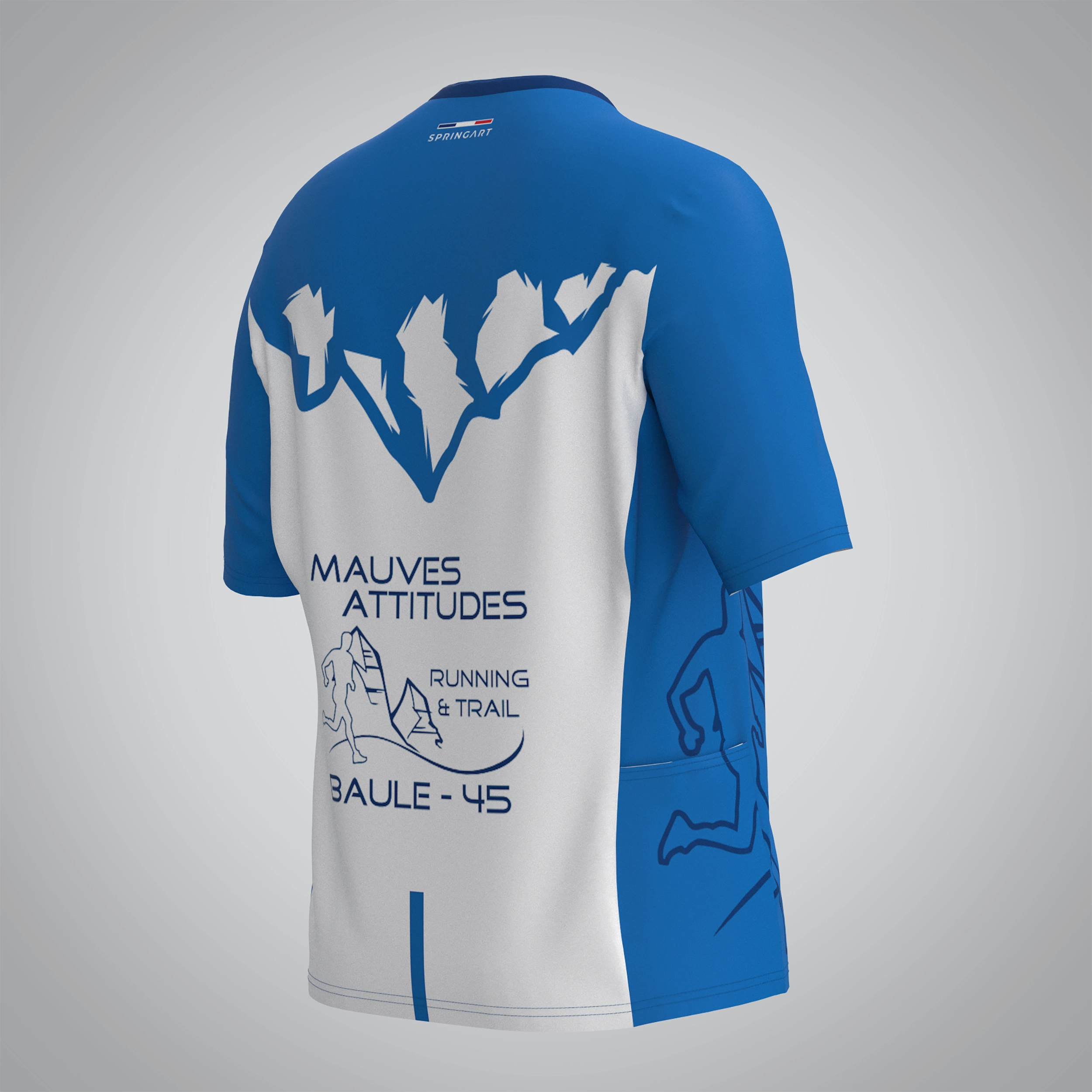 T-shirt Trail zip Femme V2.1 Mauves Attitudes