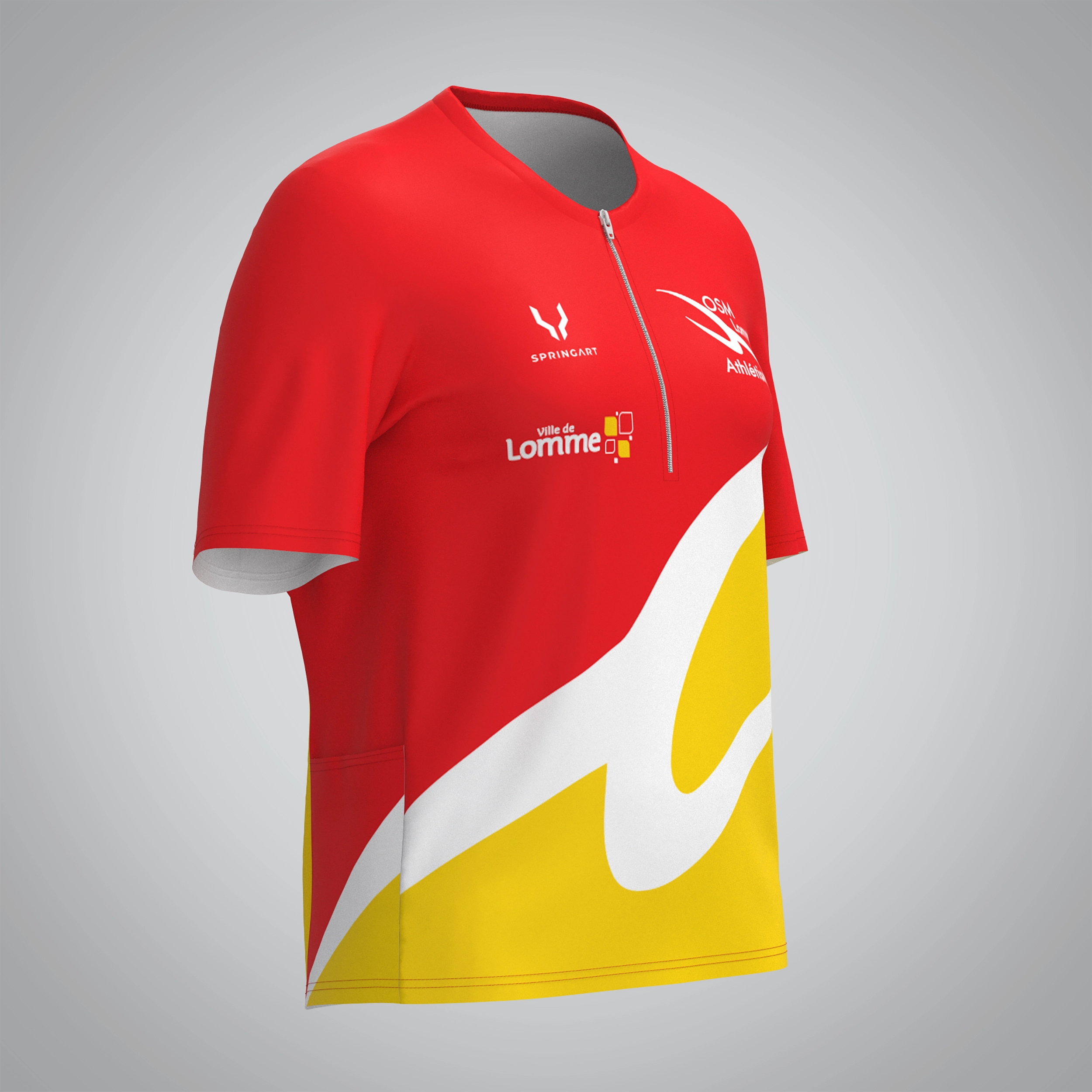 Women's Trail Zip T-shirt V2.1 OSM Lomme Athletics