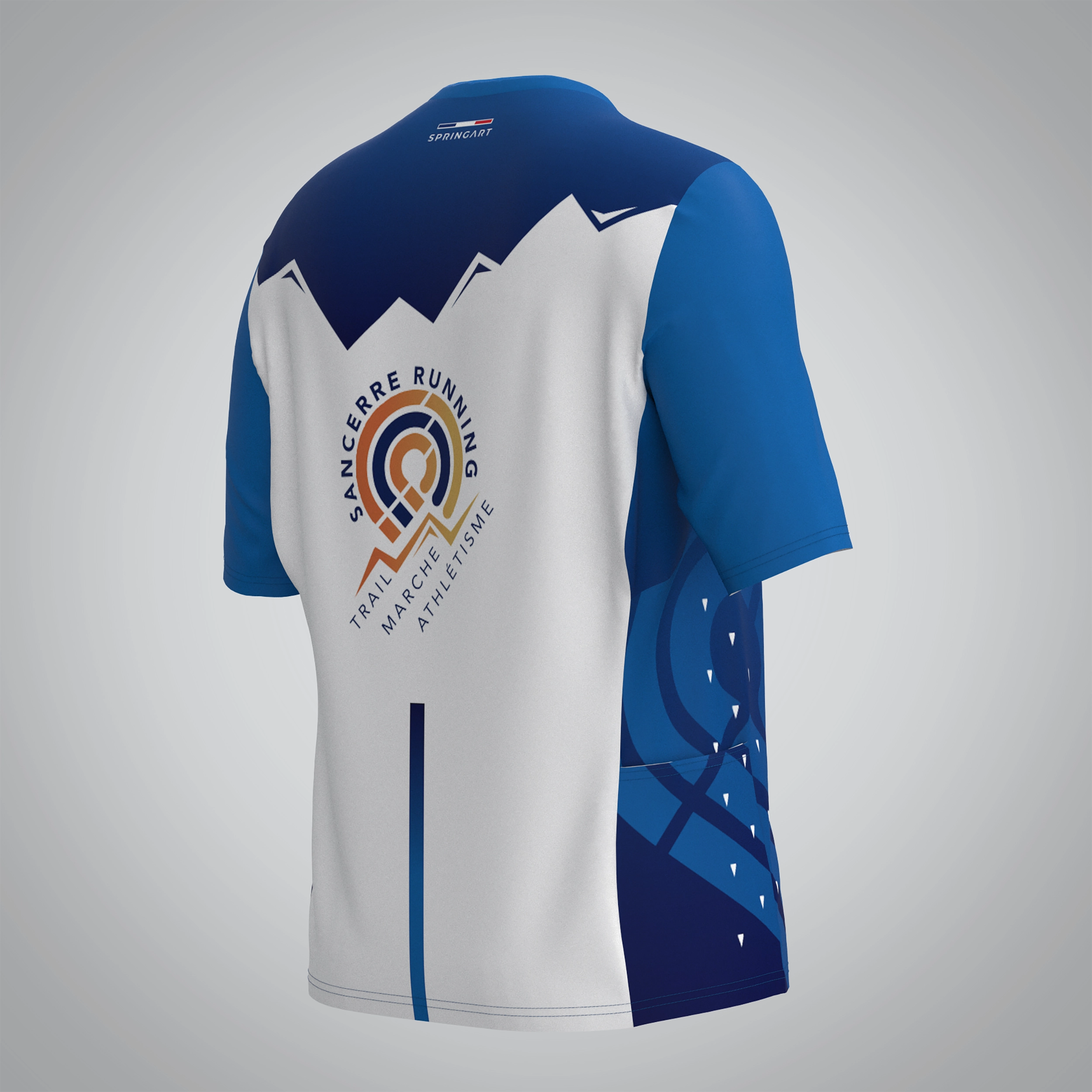 T-shirt Trail zip Femme V2.1 Sancerre Running