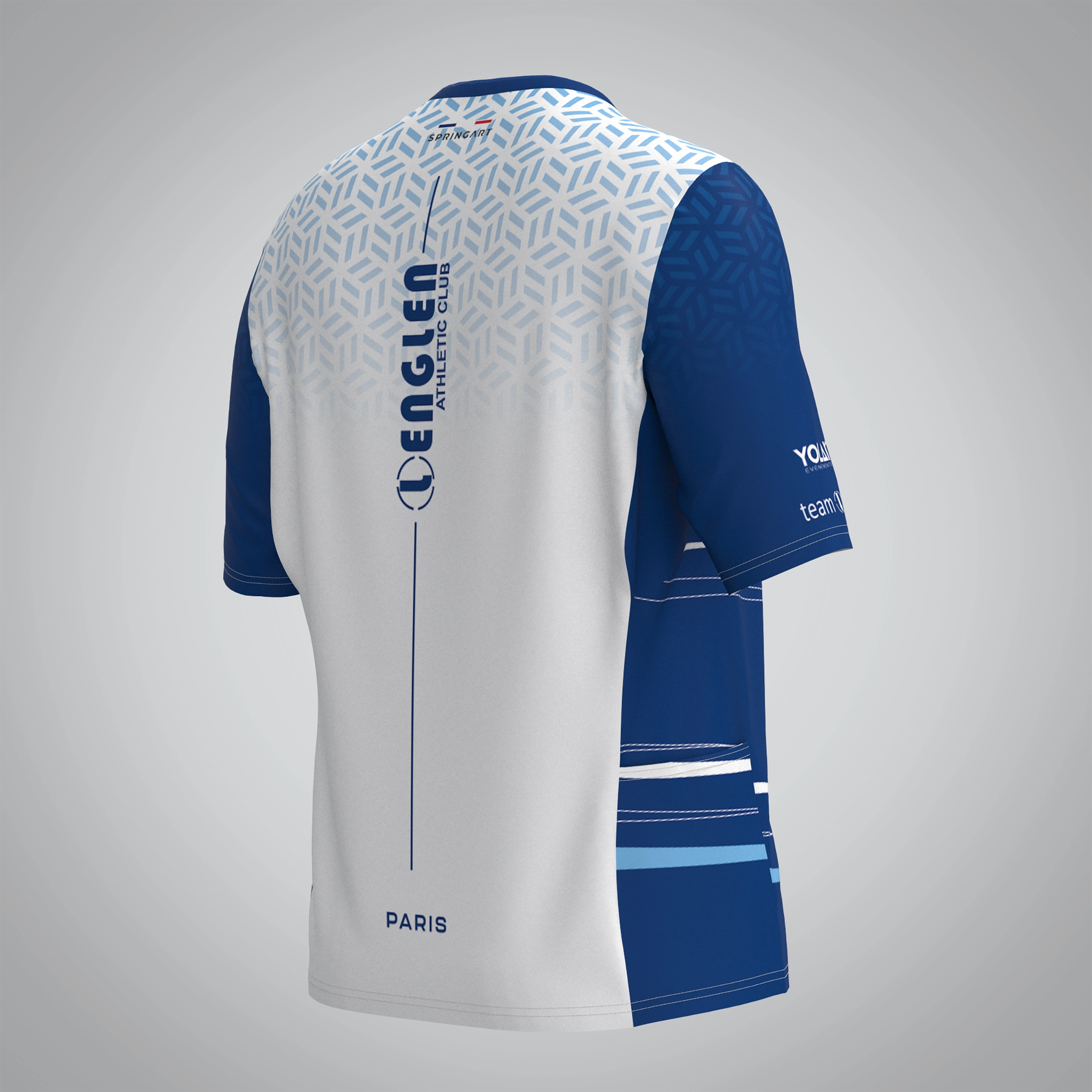 T-shirt Trail zip Femme V2.1 Team Lenglen