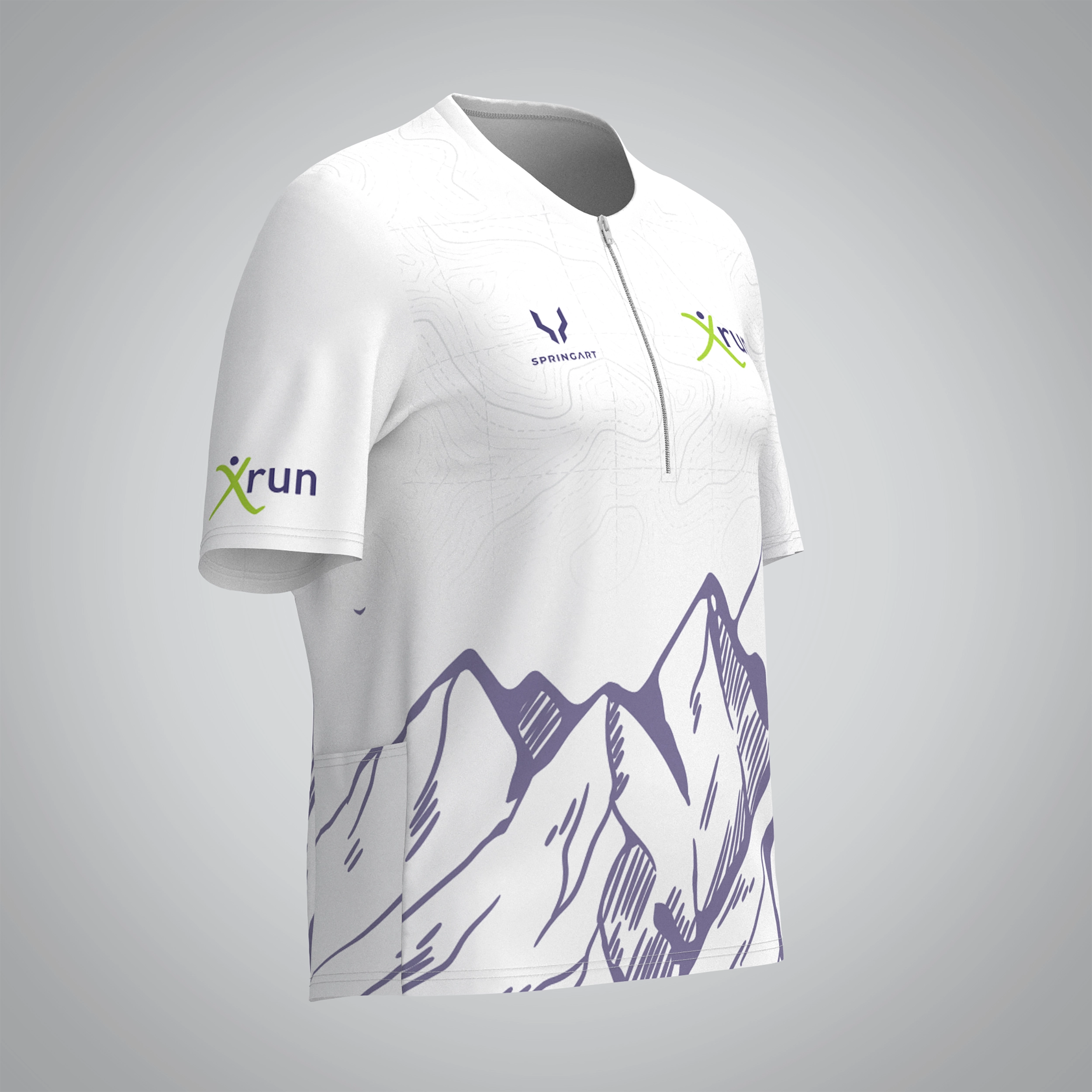 Women's Trail Zip T-Shirt V2.1 Xrun