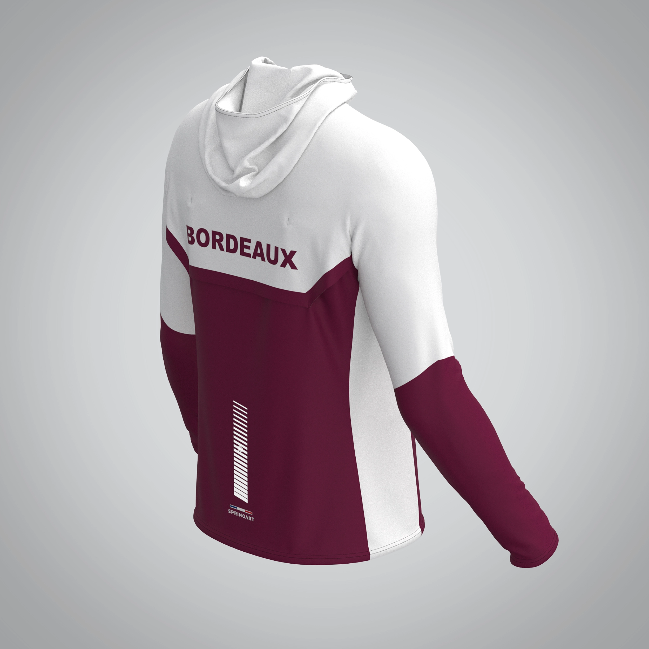 Veste Imperméable Homme Bordeaux Athlétisme