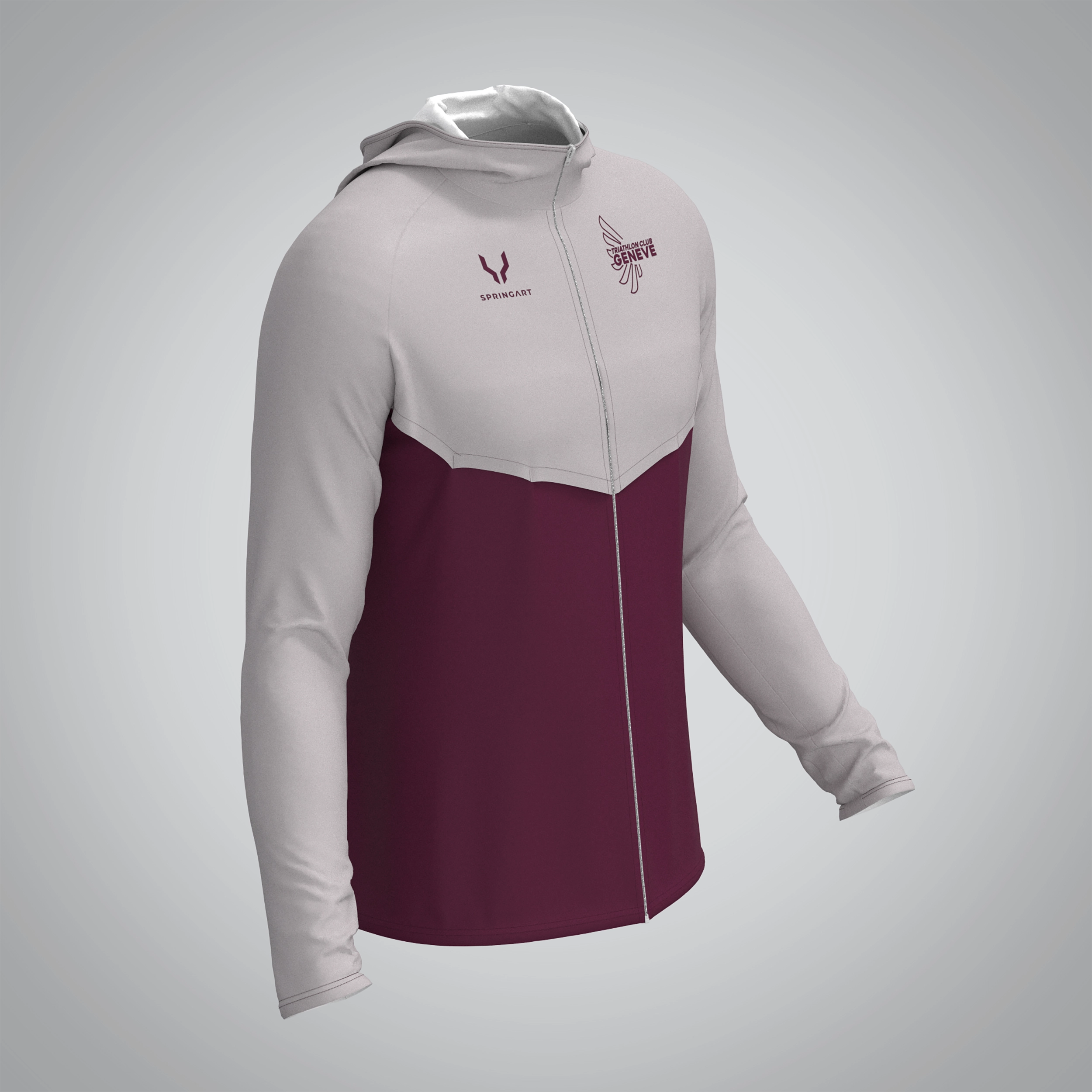 Veste Imperméable Femme Triathlon Club Genève