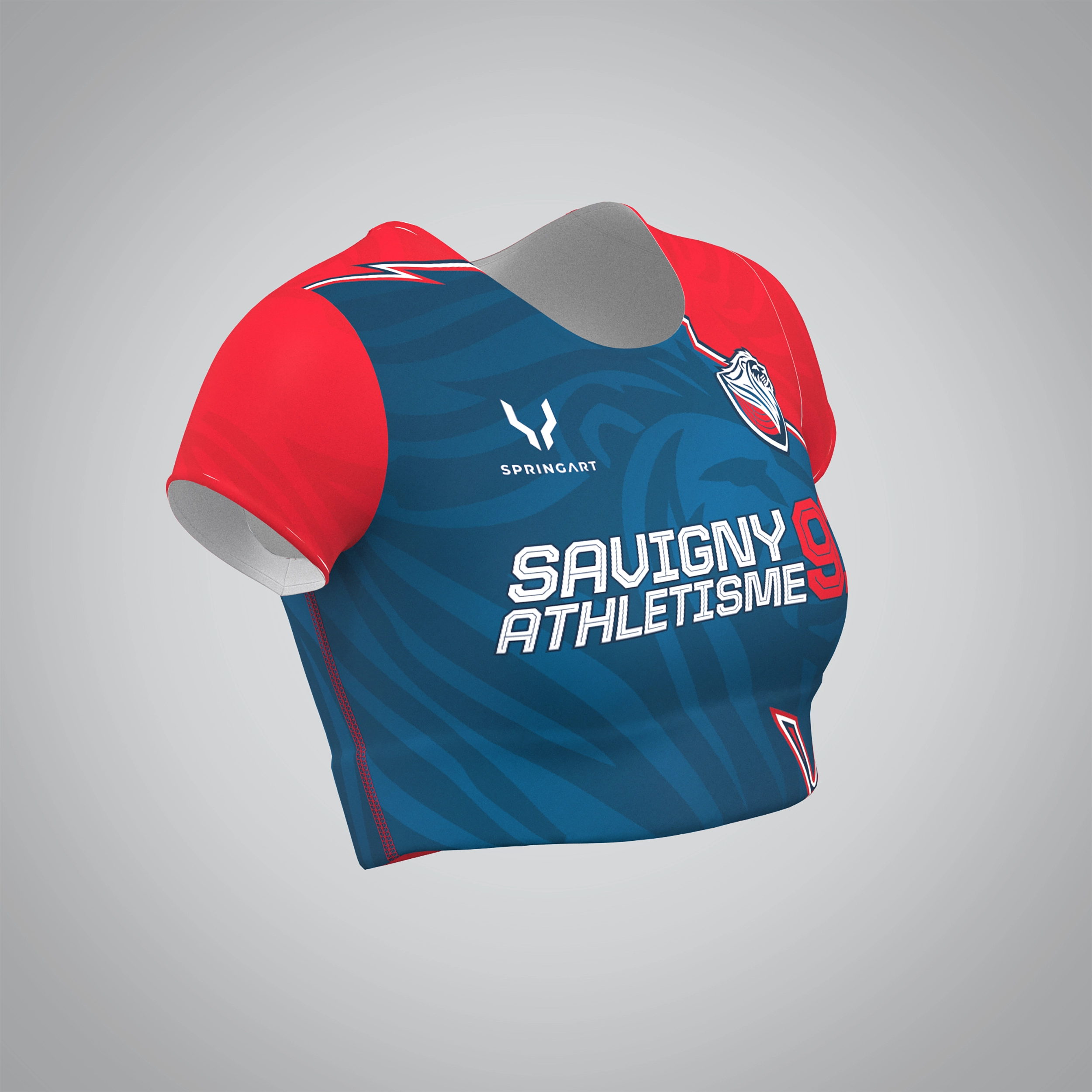 Short-sleeved sports bra Savigny Athletics 91
