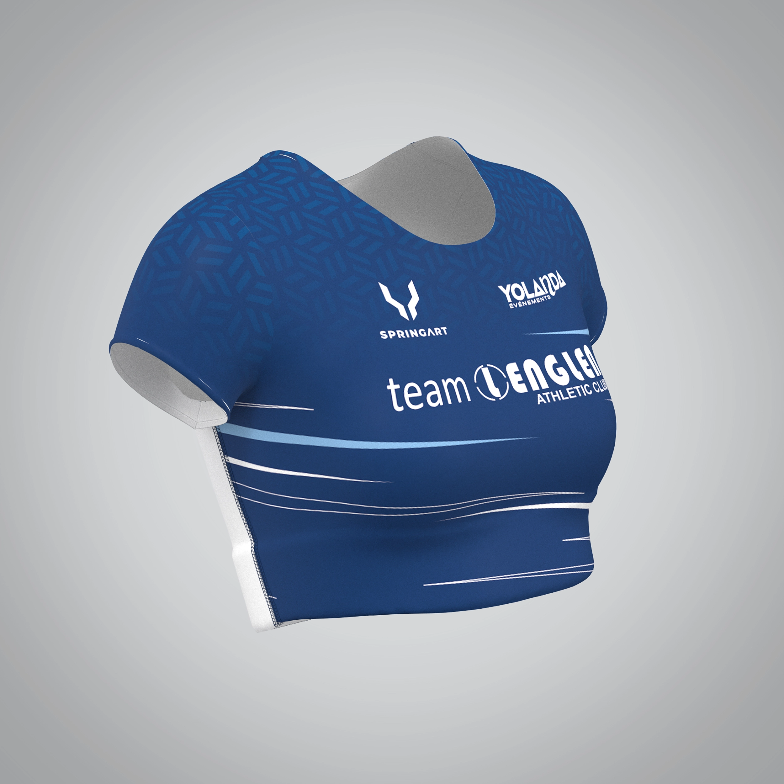Team Lenglen Short Sleeve Sports Bra