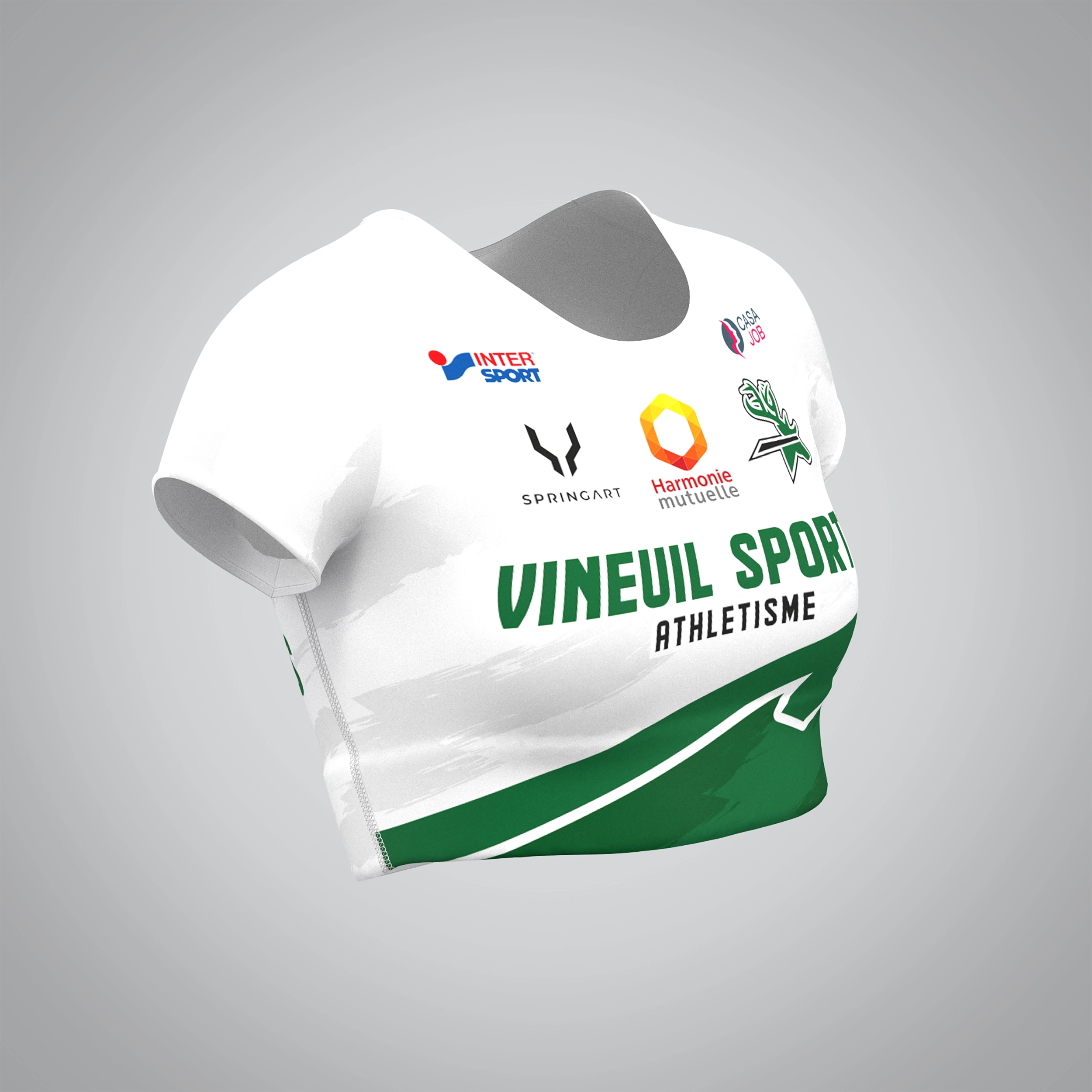 Brassière Manches Courtes Vineuil Sport Athlétisme