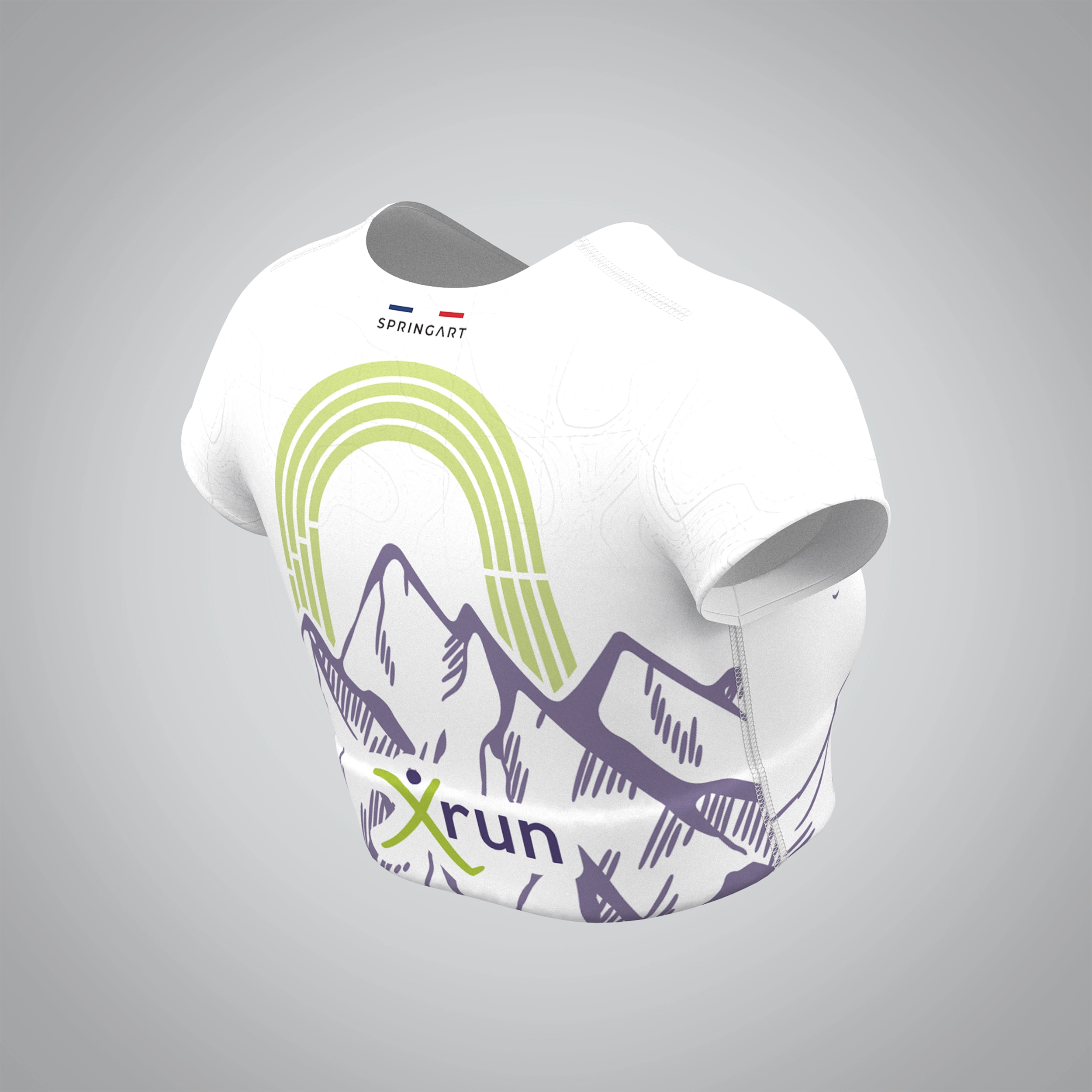 Xrun Short Sleeve Sports Bra