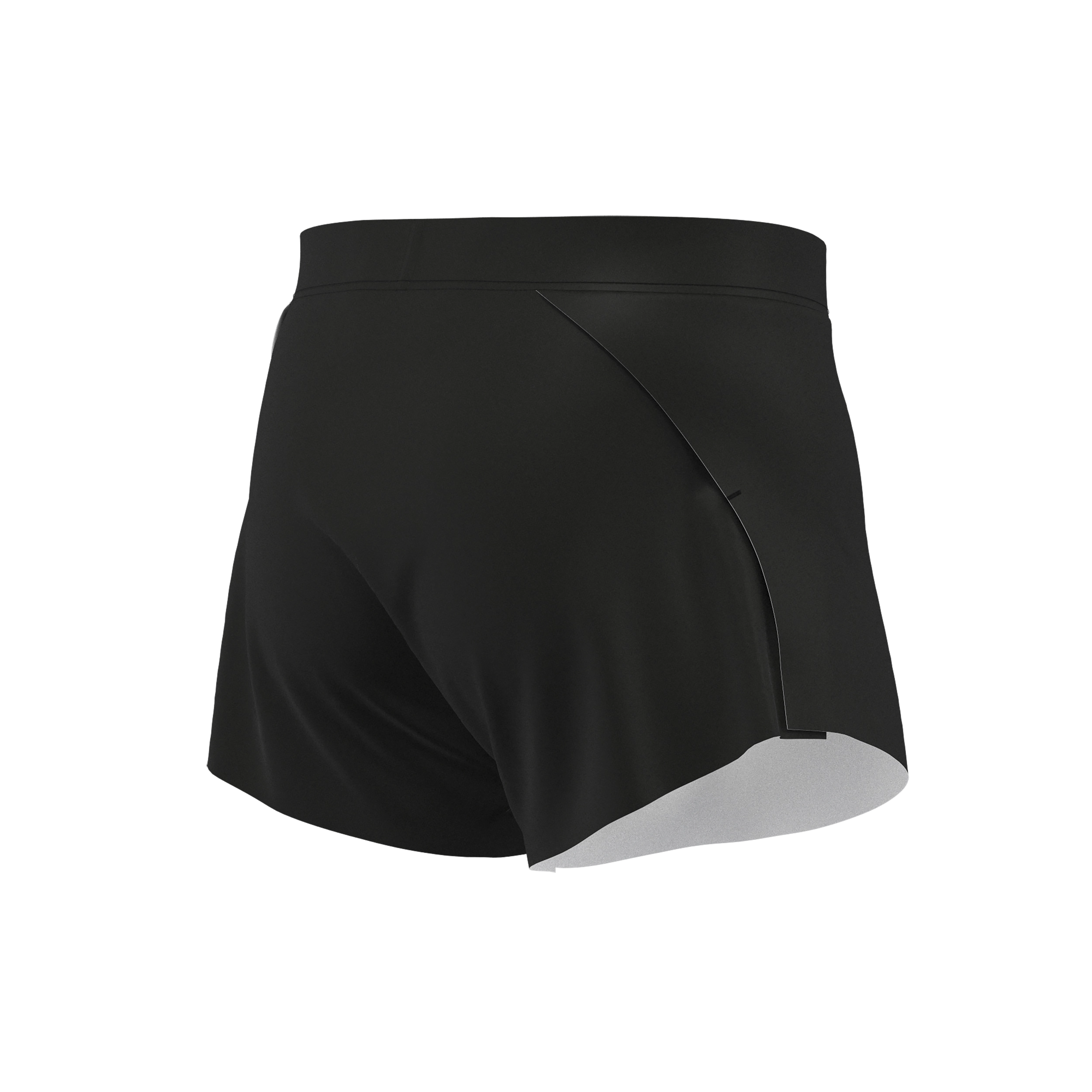 Short flottant homme black