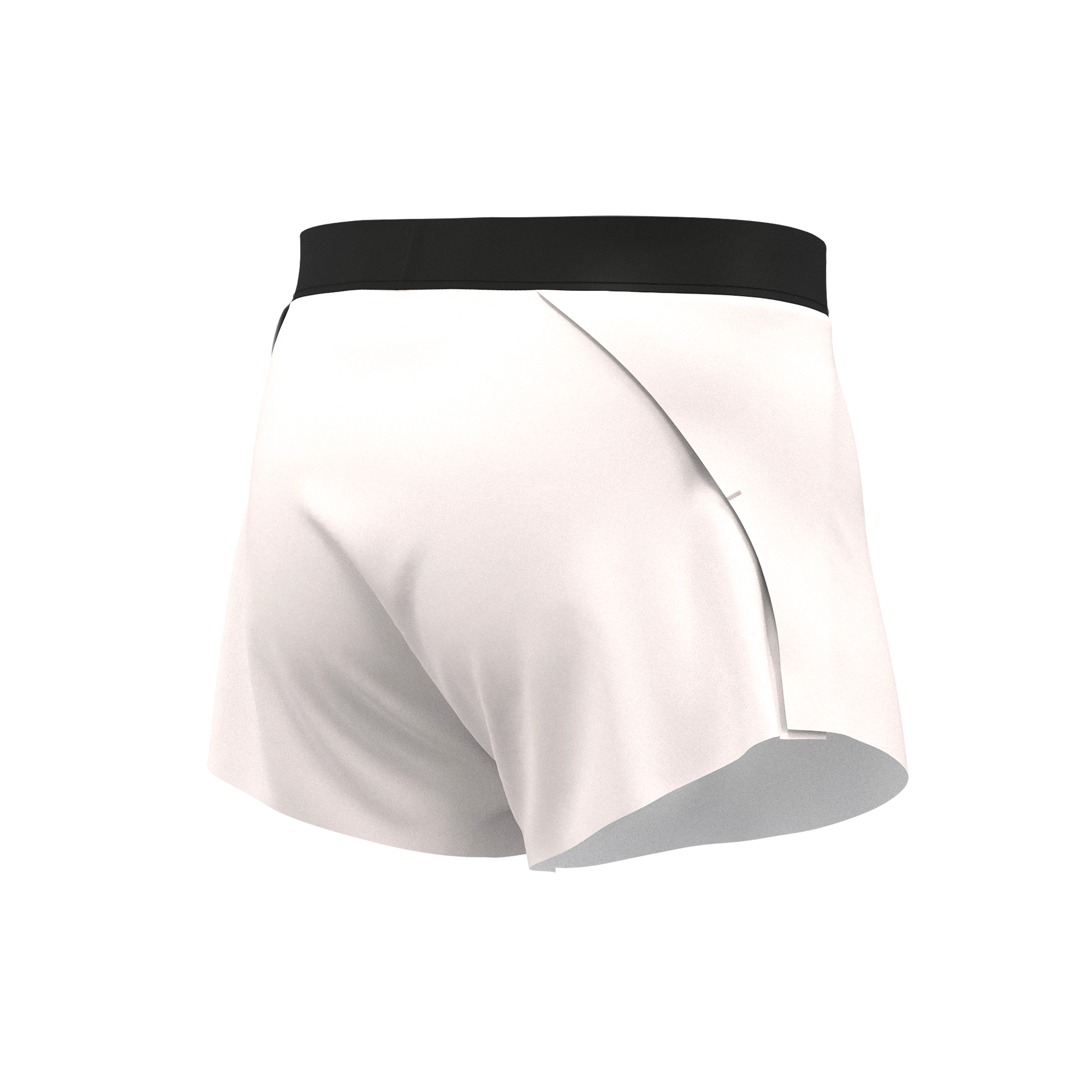 Short flottant femme antique white