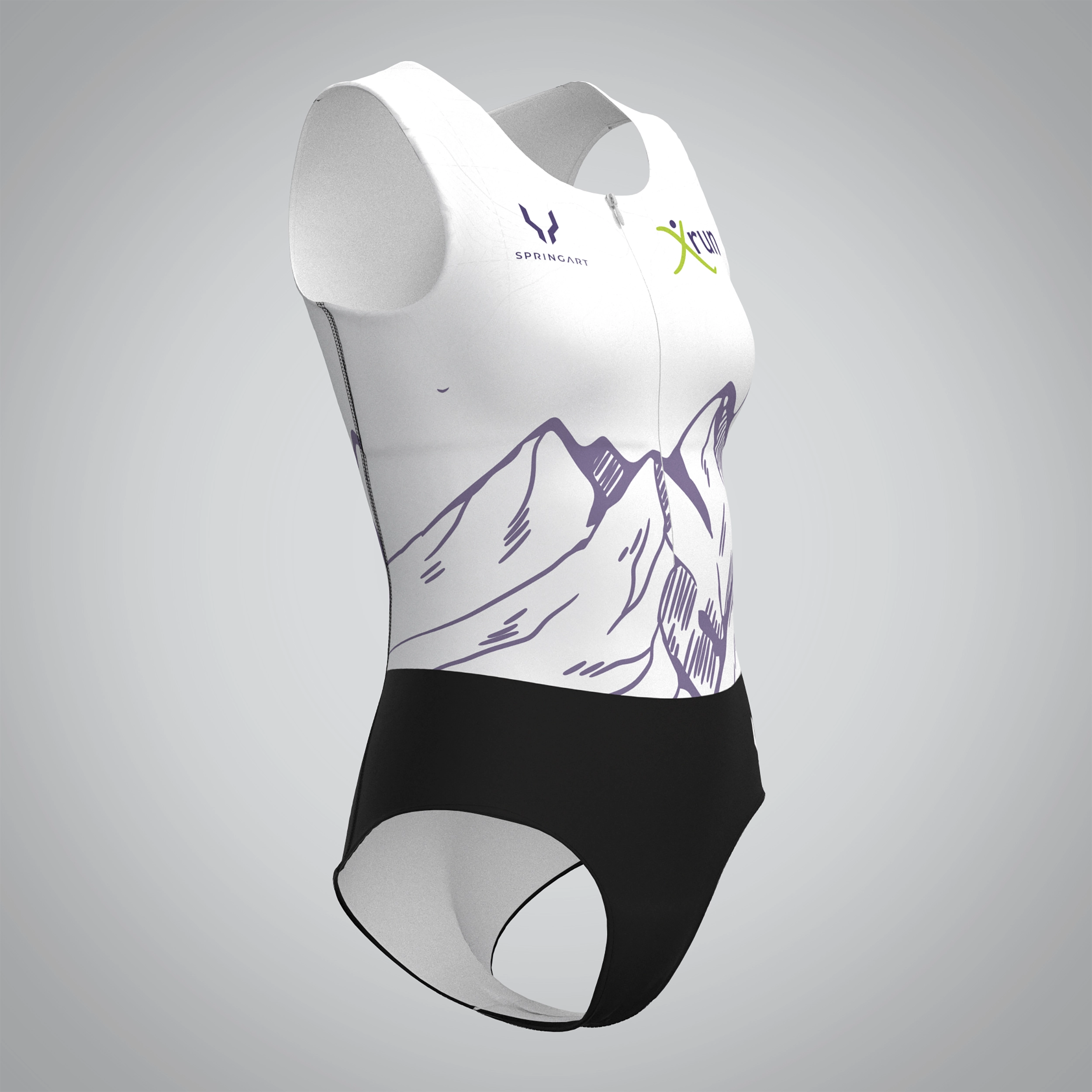 Xrun Women's Sleeveless Jumpsuit