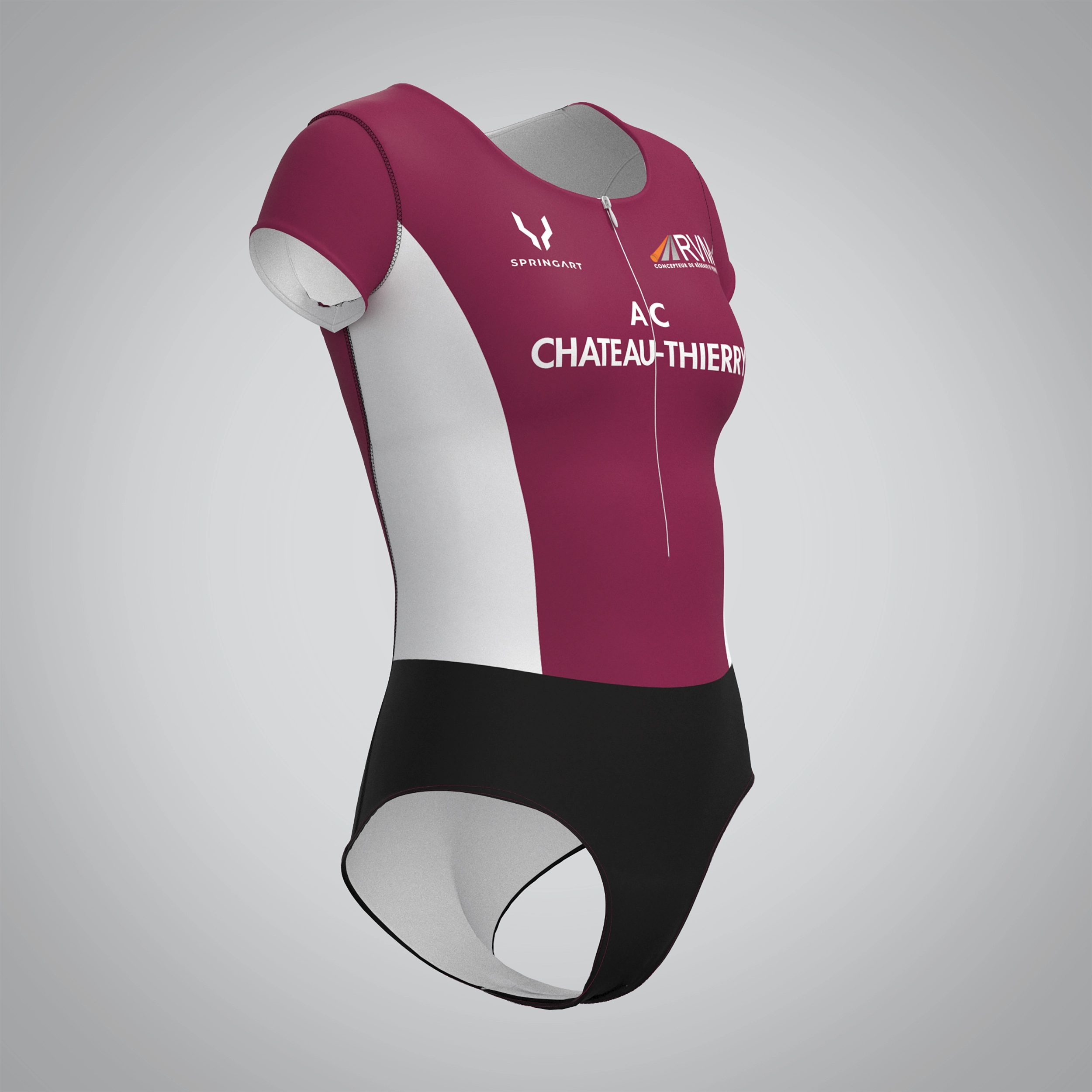 Combinaison Femme Manches Courtes AC Chateau Thierry