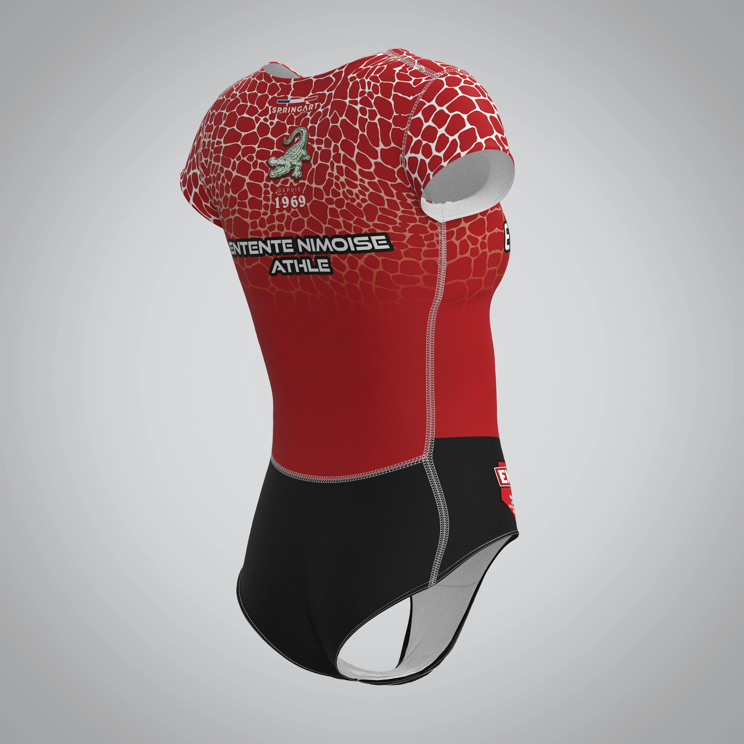 Combinaison Femme Manches Courtes Entente Nimoise Athlétisme