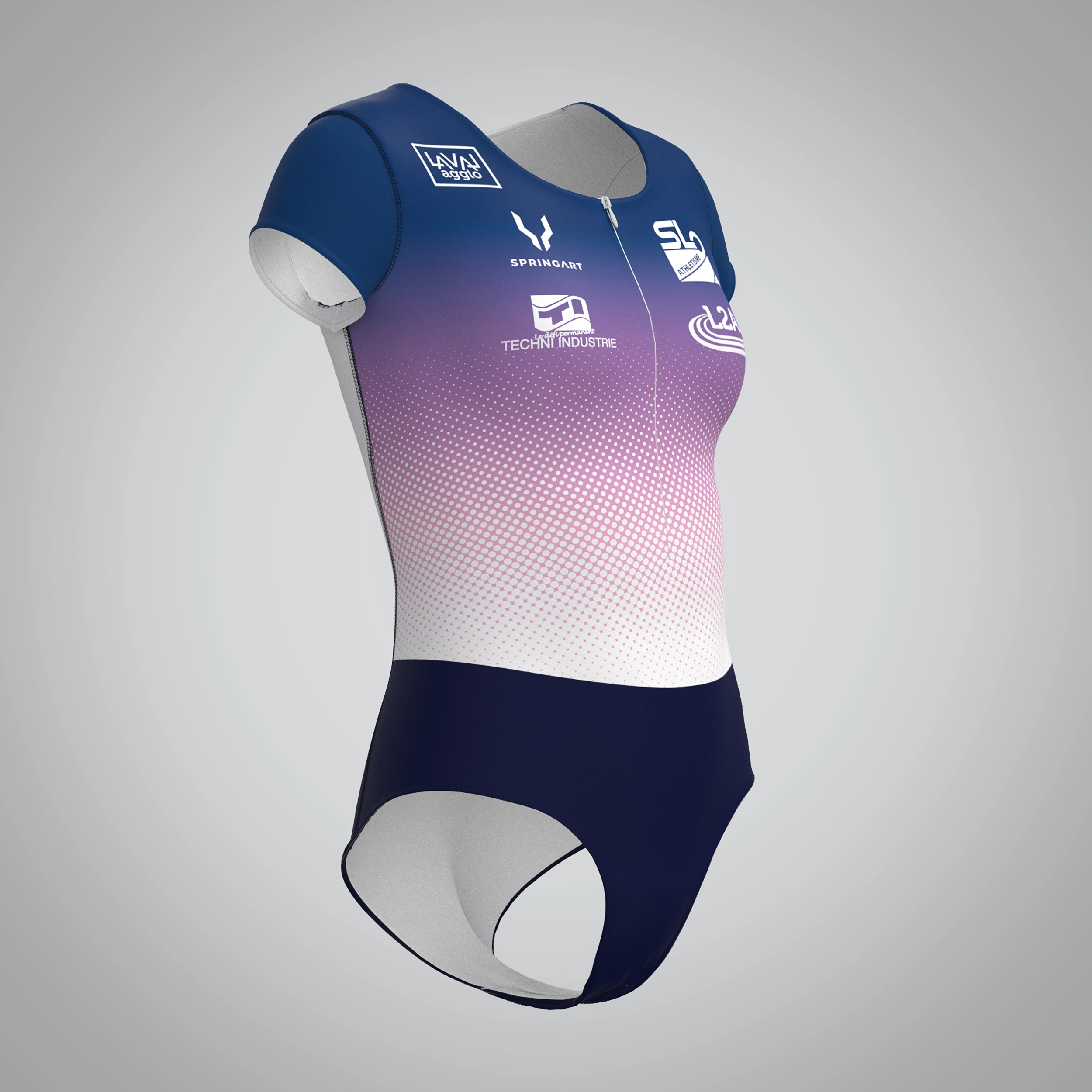 Women's Short Sleeve Jumpsuit Laval Agglo Athletics 53