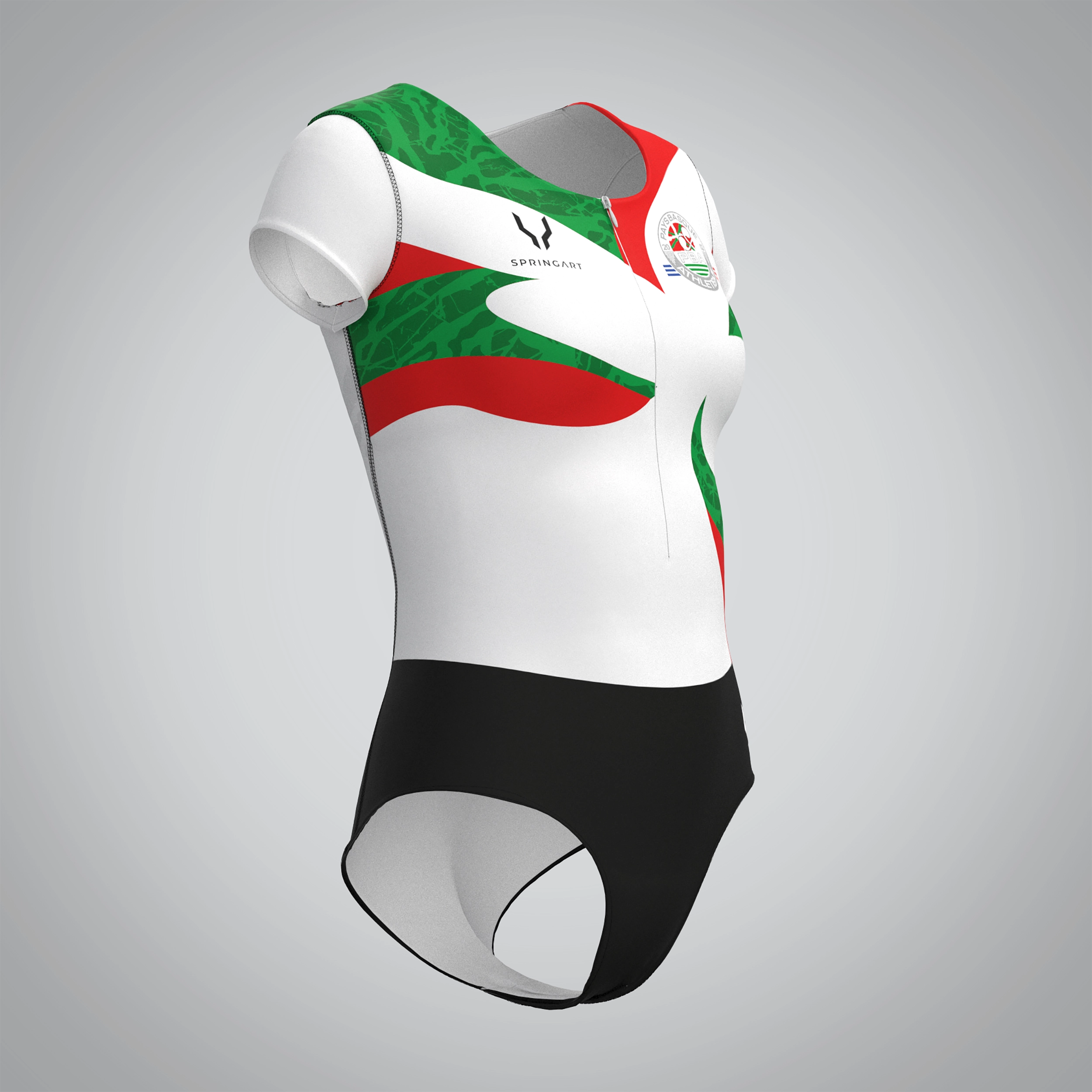 Combinaison Femme Manches Courtes Pays Basque athlétisme