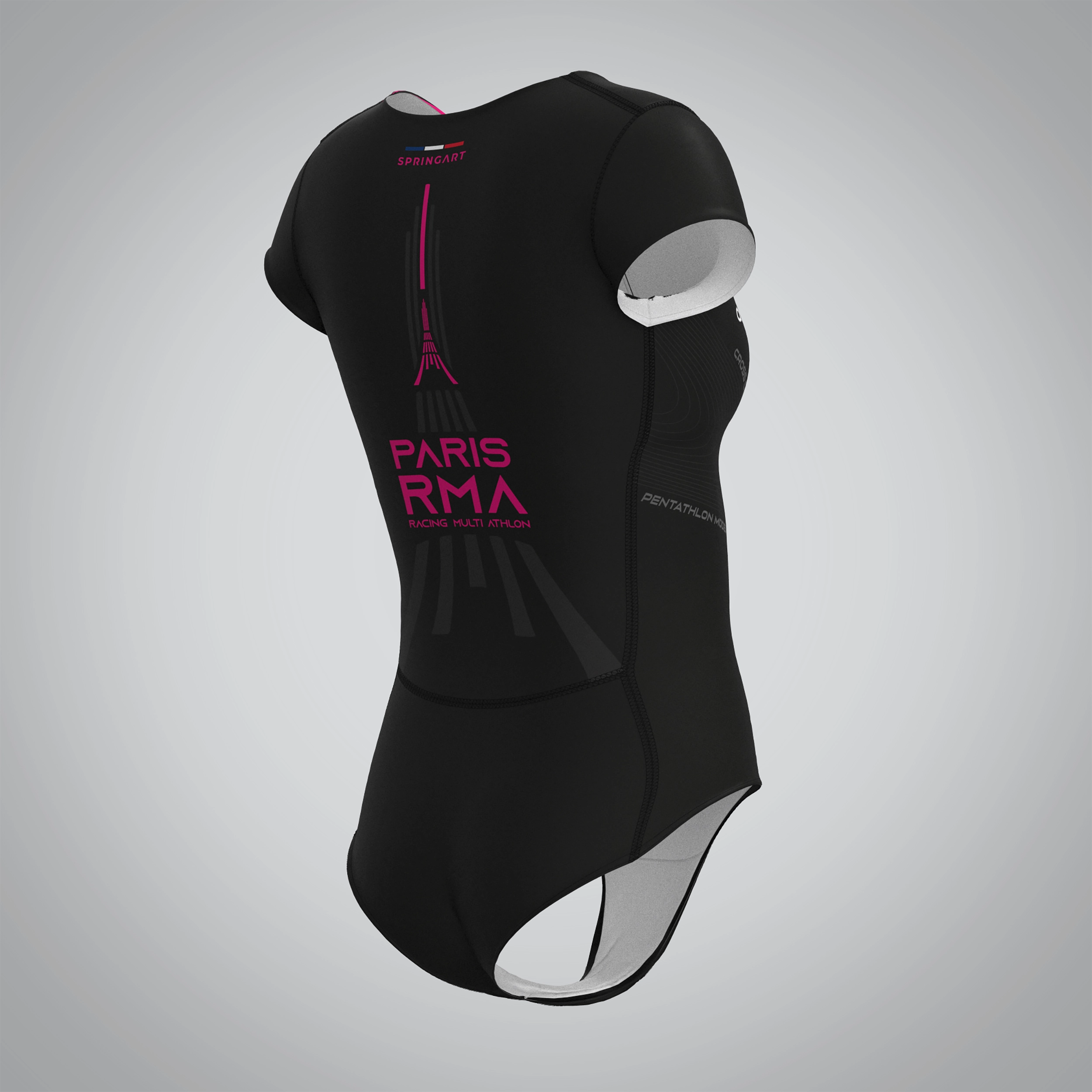 Combinaison Femme Manches Courtes Paris Racing Multi-athlon
