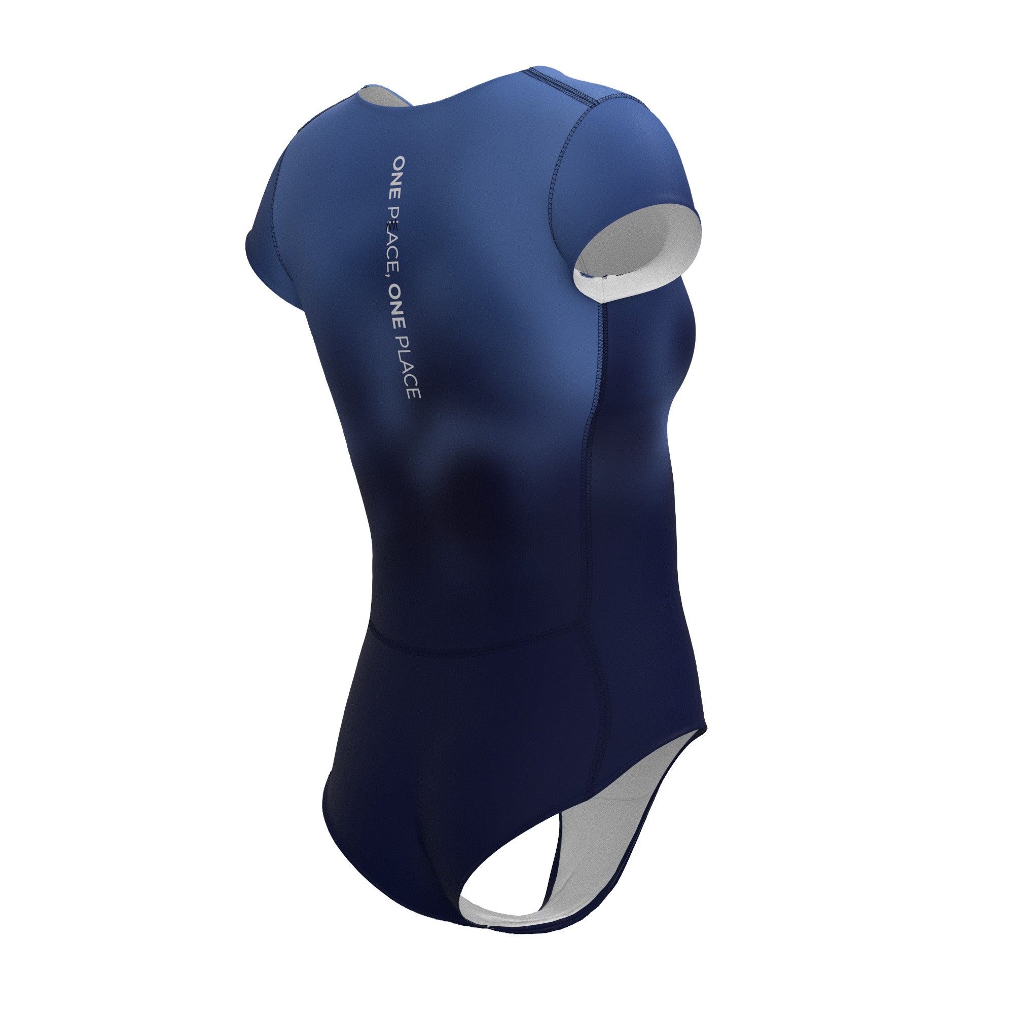 Combinaison manches courtes blue race