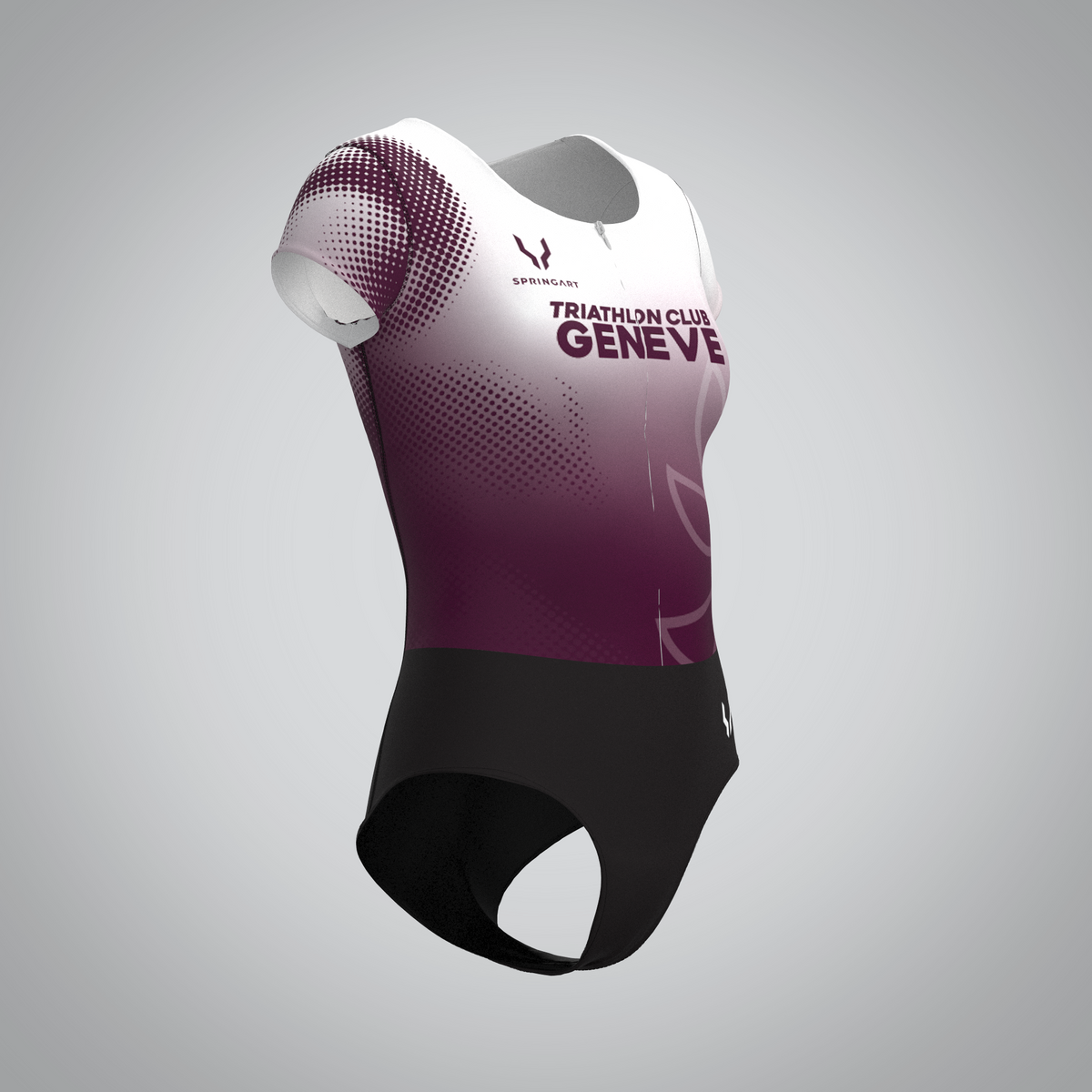 Combinaison Femme Manches Courtes Triathlon Club Genève